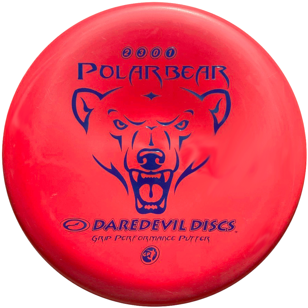 Daredevil Disc Golf Polar Bear (XGP) Putter - Premium Golf Disc for Putting Practice & Tournament Play - Perfect for Beginners & Pros