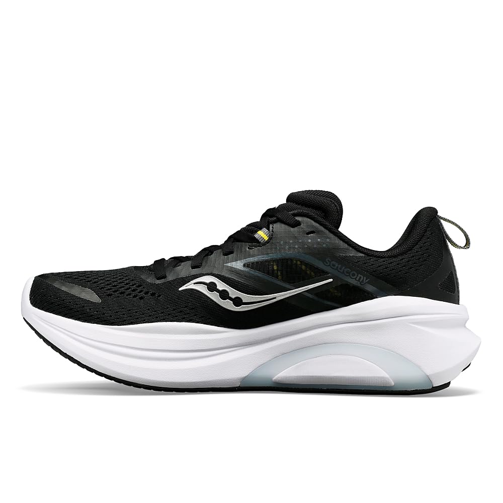 Saucony Omni 22 Women's Running Shoes - Black/White - Size 44 EU for Road & Trail Running