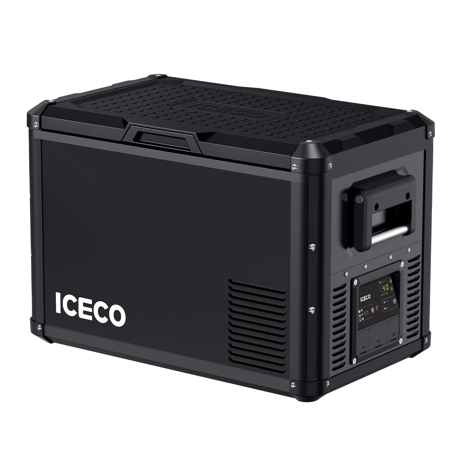ICECO VL45ProS 47.5QT Portable Single Zone Fridge with Magnetic Power Bank - Perfect for Camping, Road Trips & Outdoor Adventures