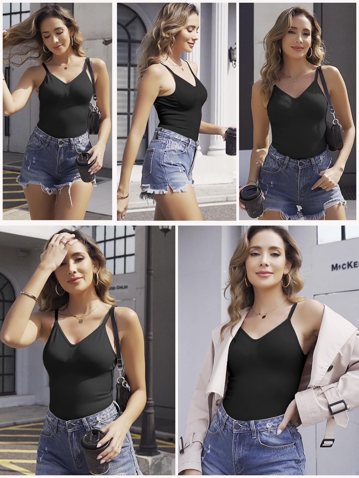 SHAPERIN Women's Shapewear Bodysuit - Tummy Control Seamless Sculpting Body Shaper Tank Top for Slimming & Smoothing | Perfect for Everyday Wear, Special Occasions & Postpartum Recovery