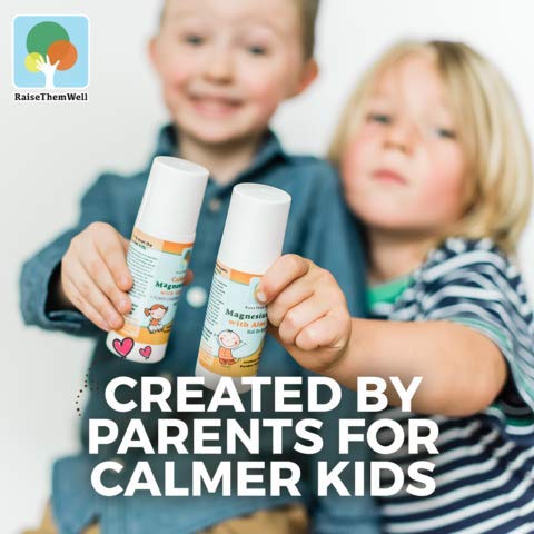 Kid-Safe Calming Magnesium Oil Roller & Original Magnesium Oil Roller Bundle - Natural Stress Relief for Children & Adults, Perfect for Bedtime, Travel, and Daily Relaxation