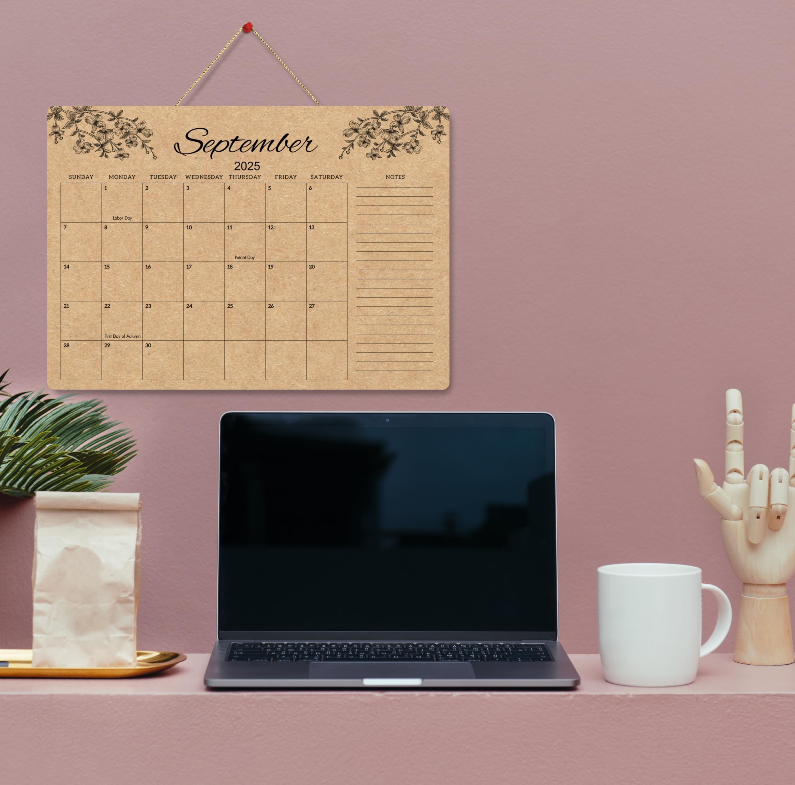 2025 Monthly Desk Calendar - Large 12