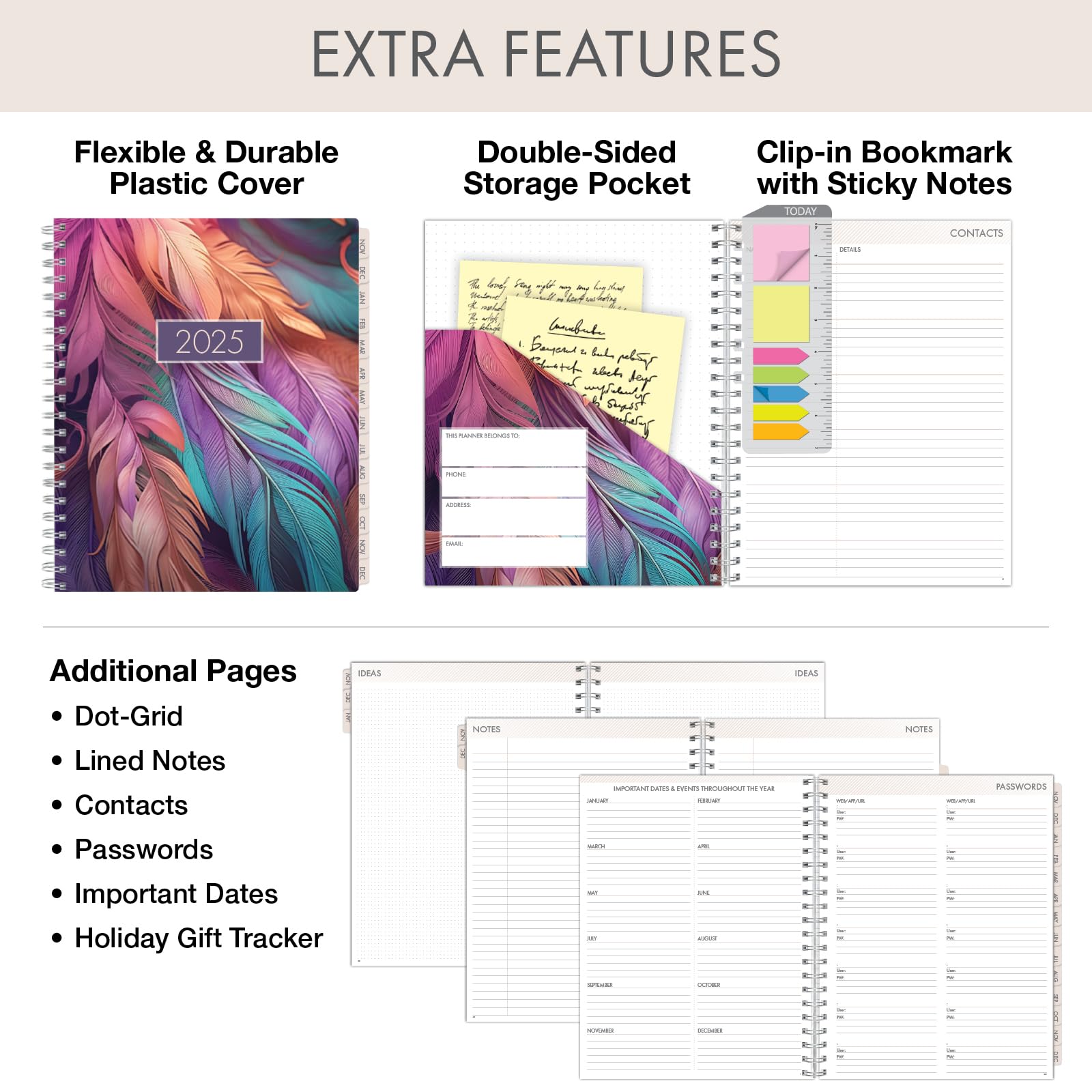 Essential PRO 2025 Daily Weekly Monthly Planner - 8.5