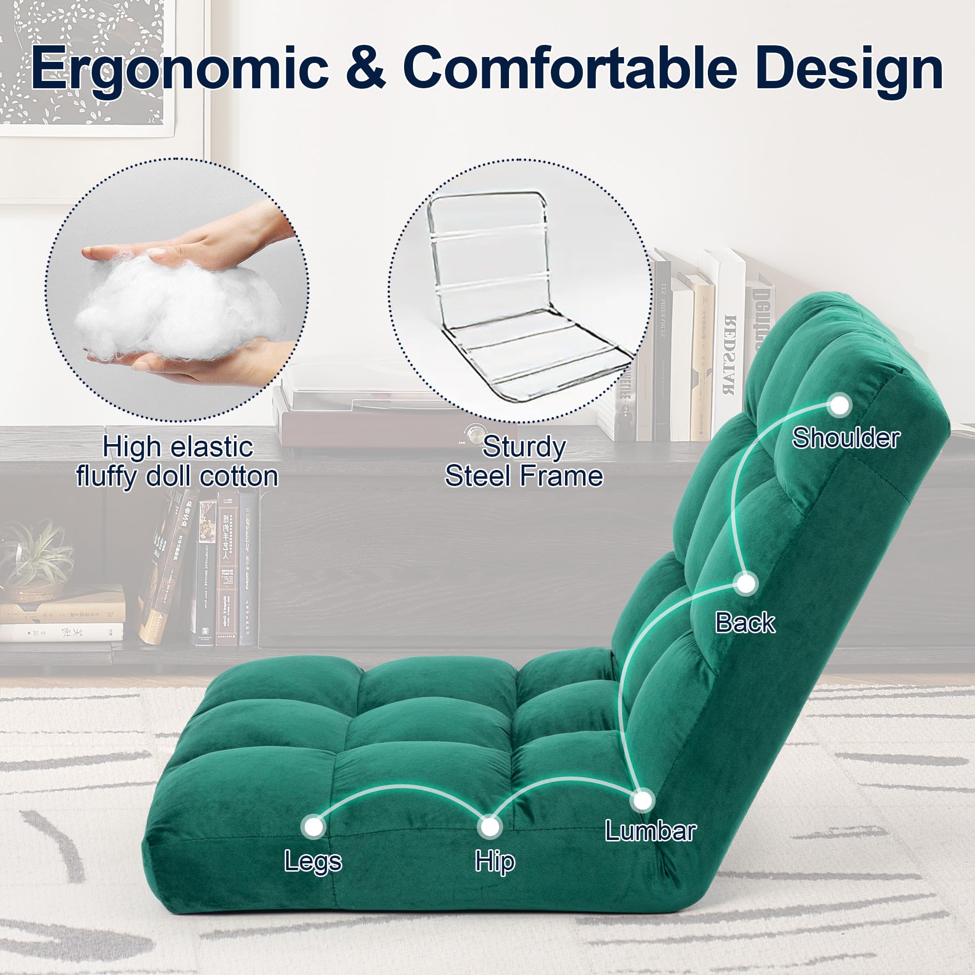 Ergonomic Floor Chair - 24