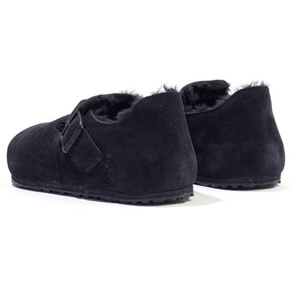 Birkenstock Unisex London Shearling Suede Shoes - Comfortable Winter Boots for Men & Women | Warm & Cozy Indoor/Outdoor Slip-Ons for Casual Wear & Cold Weather
