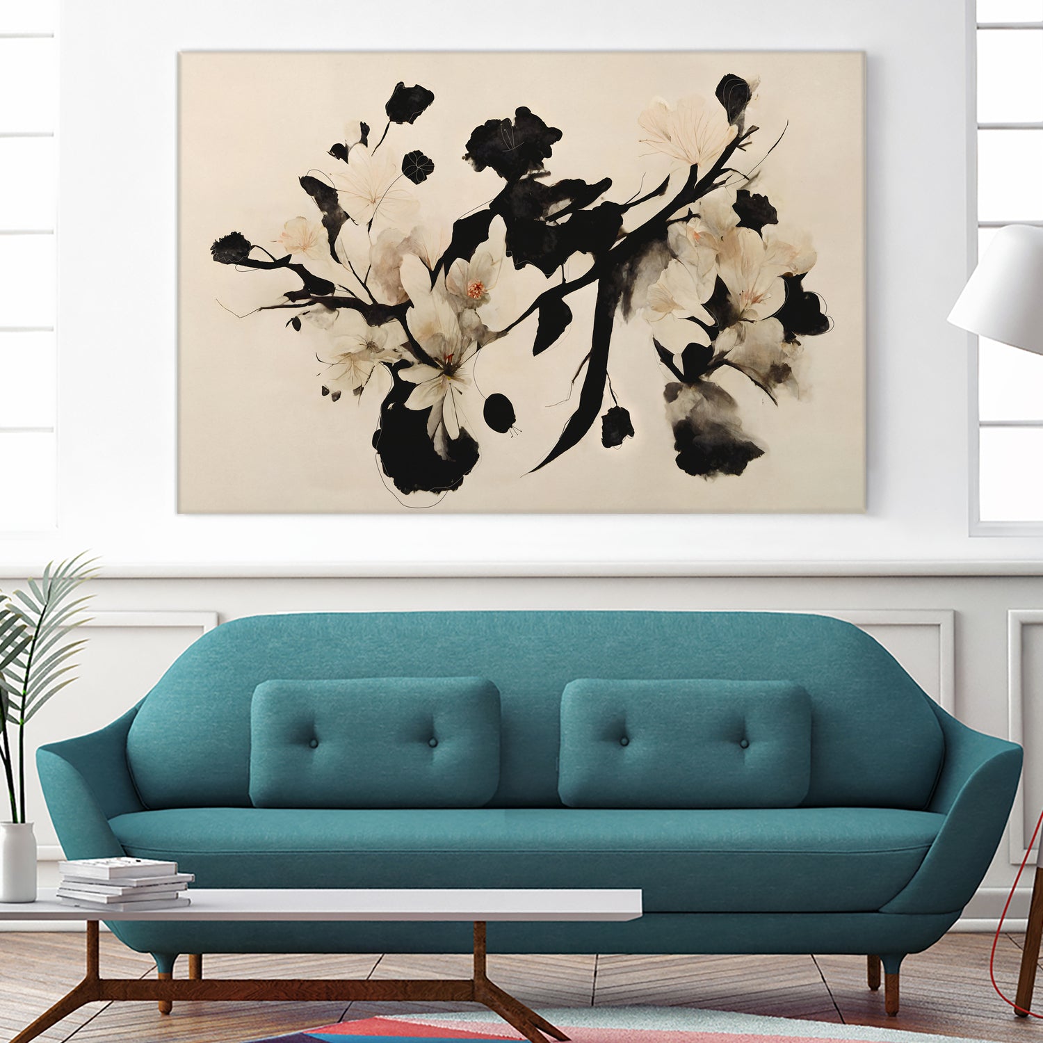 Artificial Cherry Blossom Branches for Home Decor - 12 Pack Faux Sakura Flower Stems for Wedding Centerpieces, Spring Party Decorations, DIY Floral Arrangements