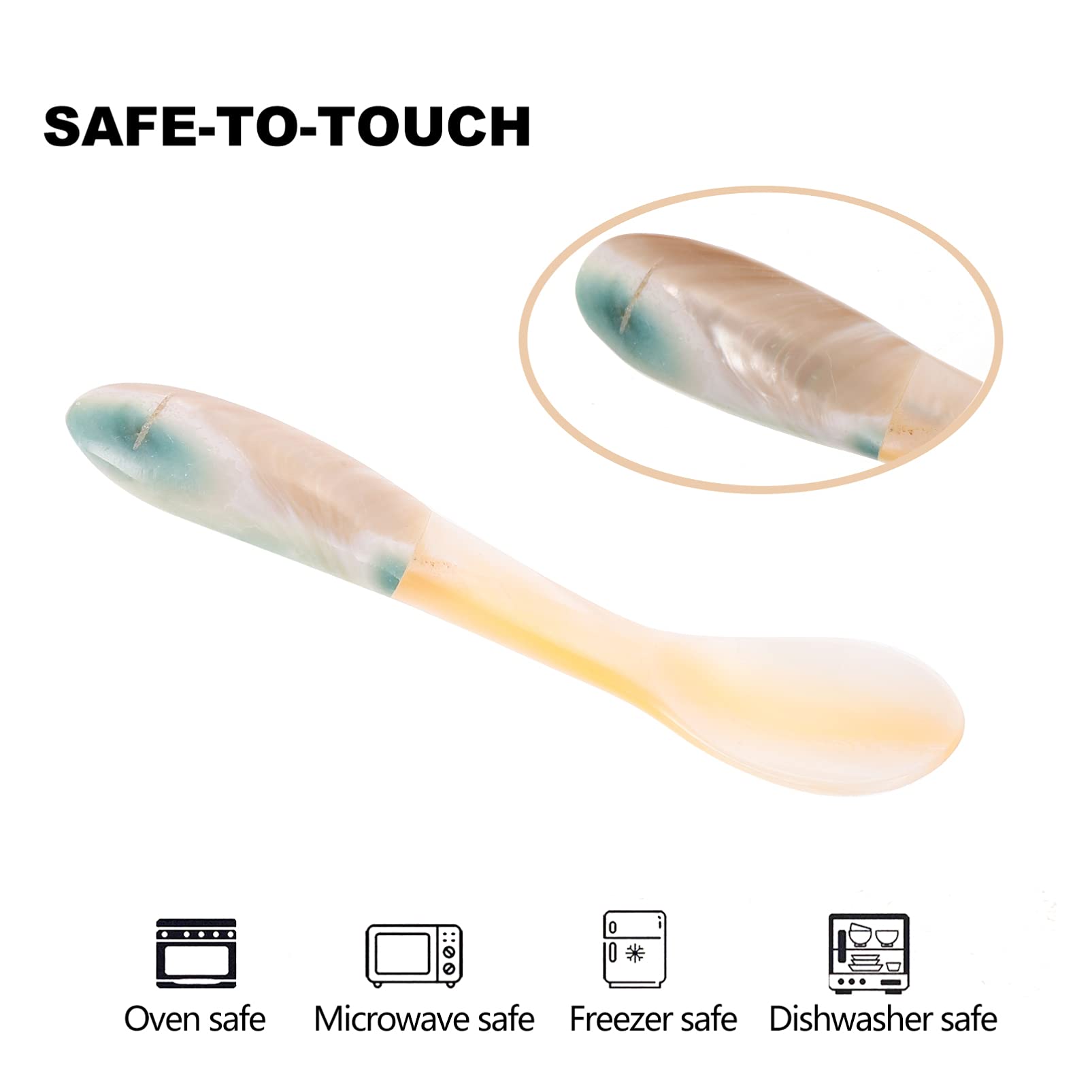 1pc Frosted Lipstick & Makeup Spatula Set - River Clamshell Mask Spoon, Face Clay Beauty Scoop, Cosmetic Applicator for Skincare & Makeup - Perfect for Facial Mud Masks, Cream Application & Lipstick Storage