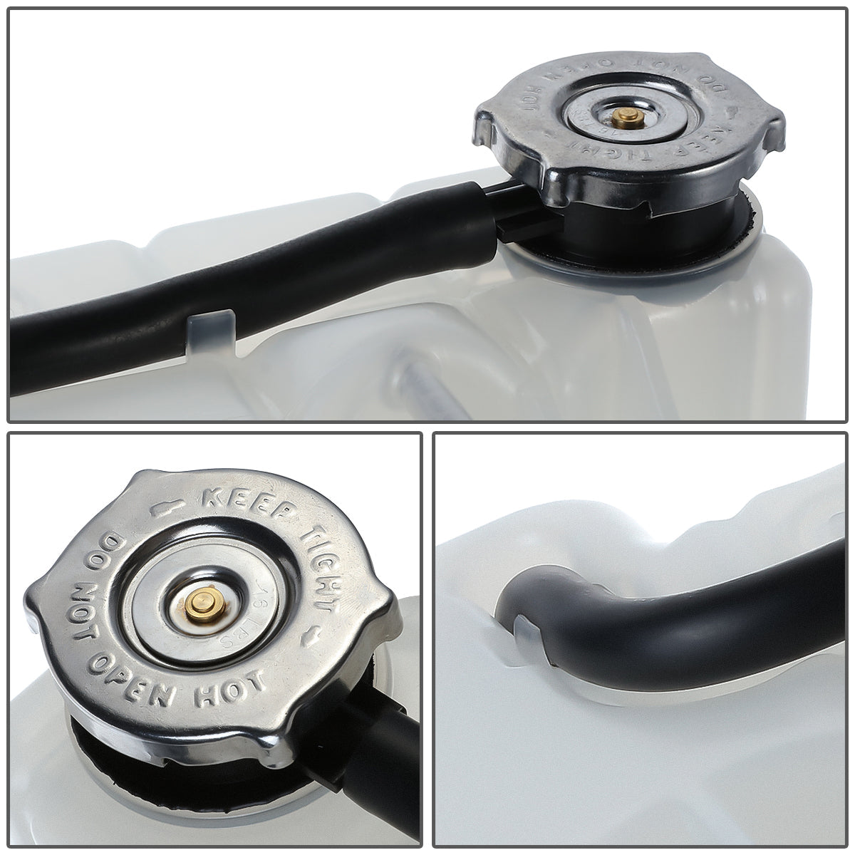 2005-2010 Chrysler 300 Dodge Charger Challenger Coolant Overflow Reservoir Tank with Cap - Fits 3.5L 5.7L 6.1L V6 V8 Engines - Replacement for Leaking or Damaged Coolant Tank - Perfect for Engine Cooling System Maintenance