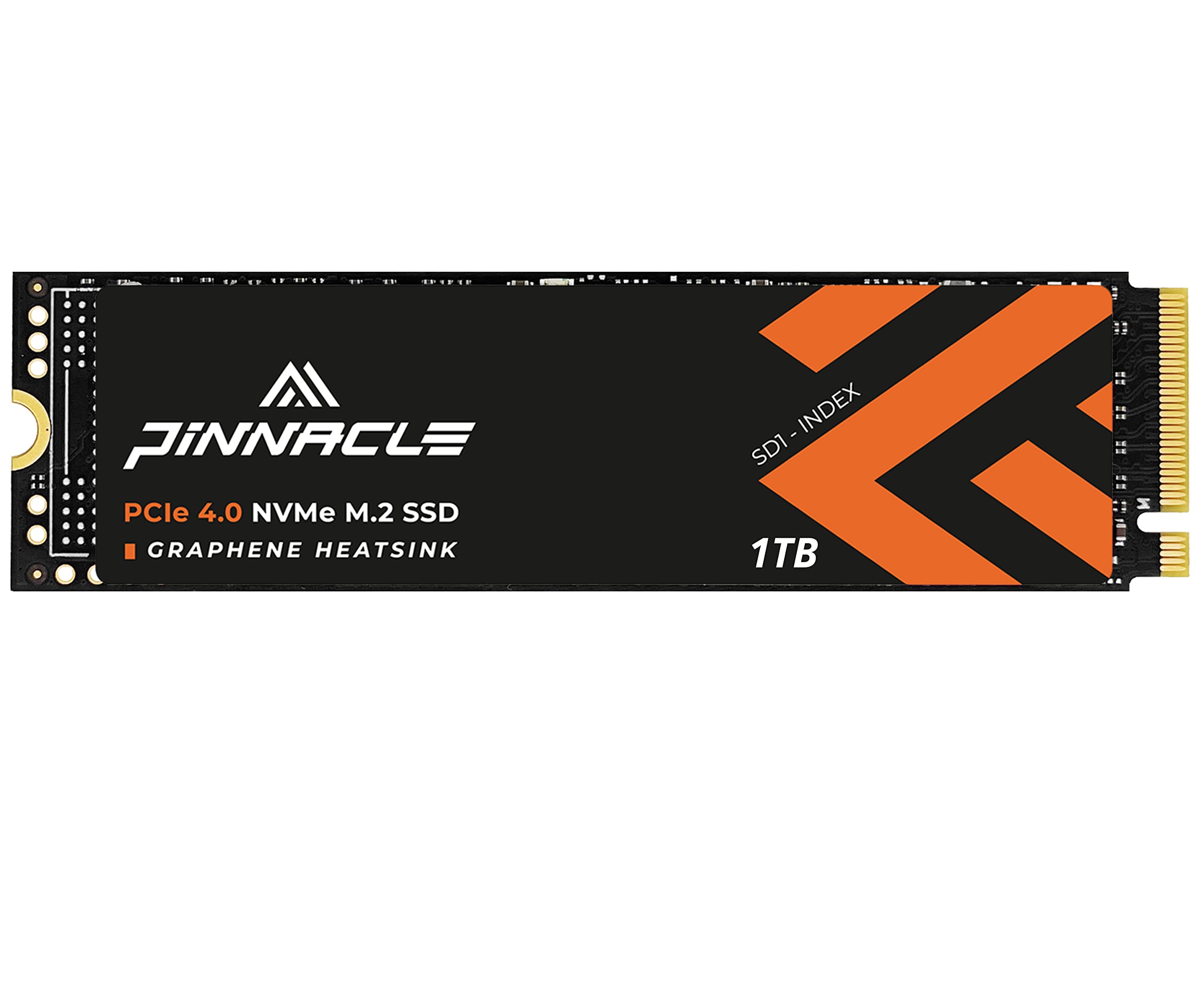 Timetec 1TB PCIe 4.0 NVMe M.2 SSD - Gen4x4 2280 Internal Solid State Drive with Graphene Cooling, 3D NAND TLC, Up to 5100/4700MB/s Read/Write Speed, 1000TBW - Perfect for Gaming PCs, PS5 Pro, Laptops & Desktop Computers | Fast Boot Times & Smooth Game Loading