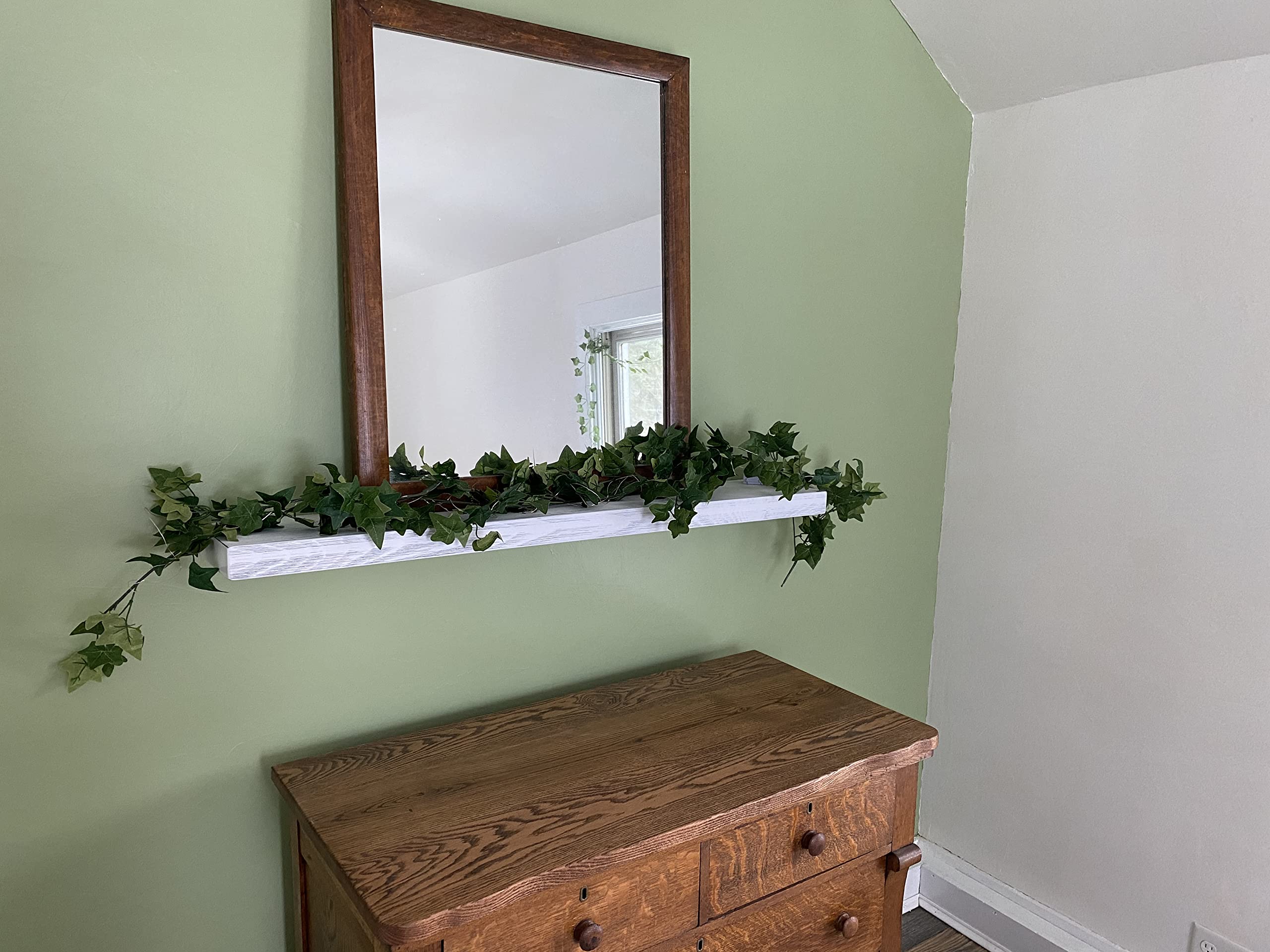 Handmade Solid Pine Floating Shelf - Rustic & Contemporary Style, 2