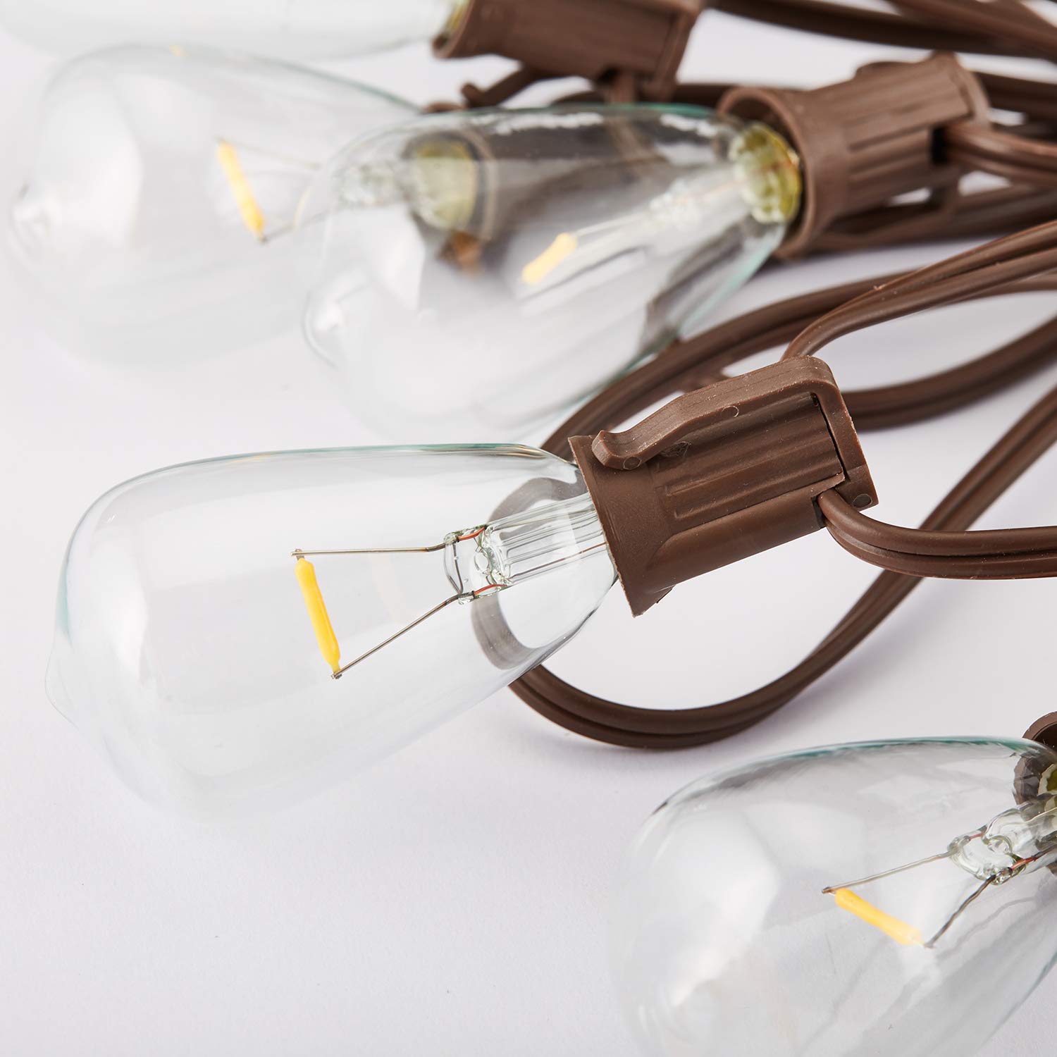 Outdoor Solar String Lights - 10 ST38 LED Edison Bulbs, Waterproof Patio Lights for Garden, Backyard, Pergola, Wedding & Camping | Perfect for Parties, Cafes, Bistros & Outdoor Decor