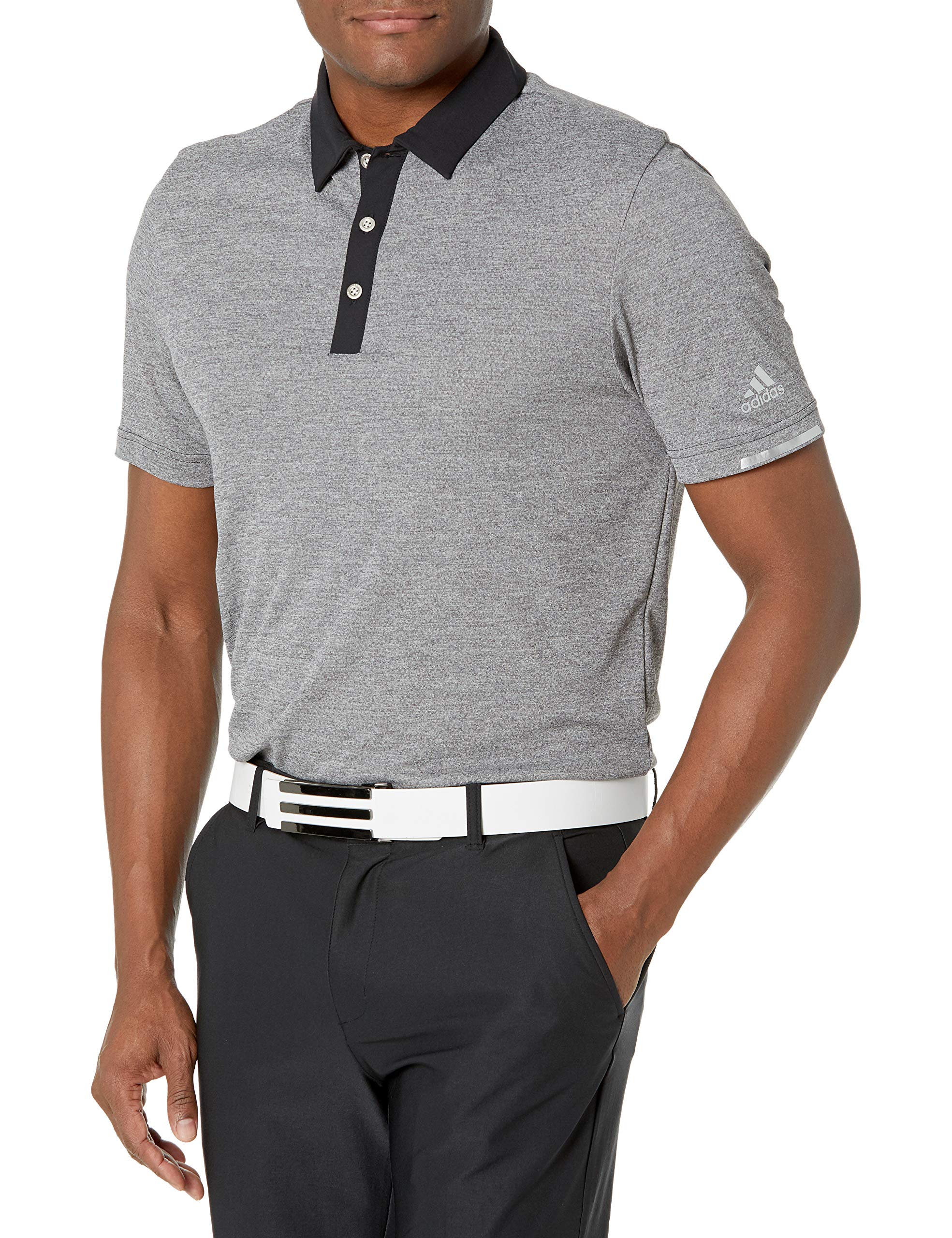 adidas Men's Heat.RDY Primegreen Polo Shirt - Moisture Wicking Golf & Tennis Shirt for Active Lifestyle