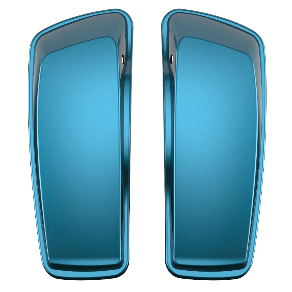 Advanblack Motorcycle Saddlebag Lids - Compatible with Harley-Davidson Touring, Road Glide, Street Glide Special, Road King (2014-2023 Models) | Durable Replacement Covers for Enhanced Storage & Style on Long Rides