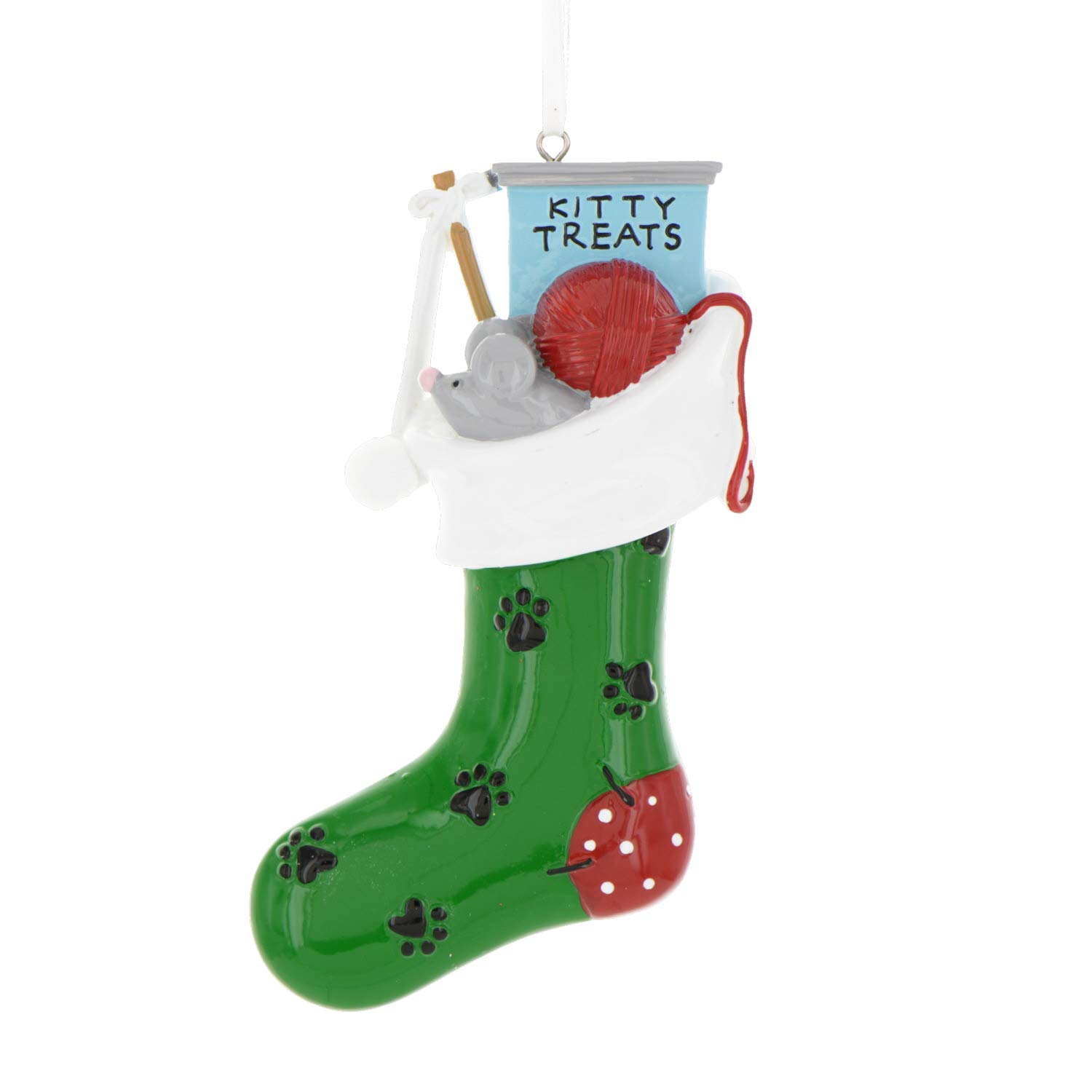 Personalized Cat Christmas Stocking 2024 - Custom Pet Stocking for Cats, Cat Treats Holder, Unique Gift for Cat Lovers - Perfect for Holiday Decor, Christmas Tree Ornament & Pet Gift Exchange