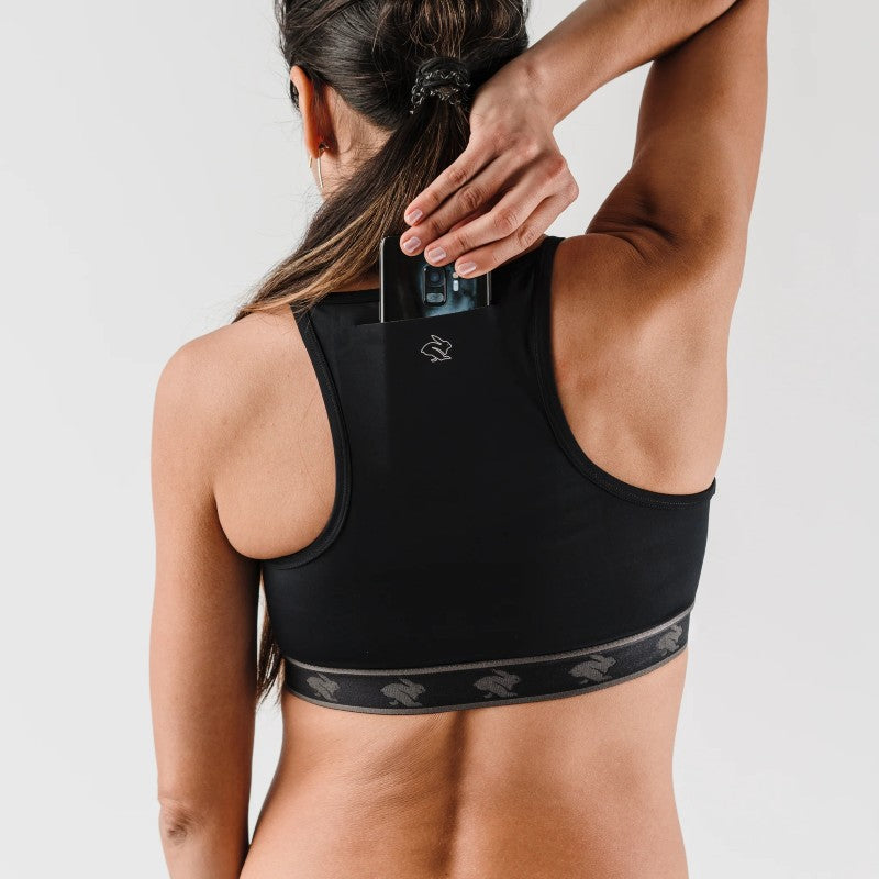 Rabbit Strappy Pocket Bra for Women - Comfortable Lace Underwire Support - Perfect for Everyday Wear, Sports & Layering