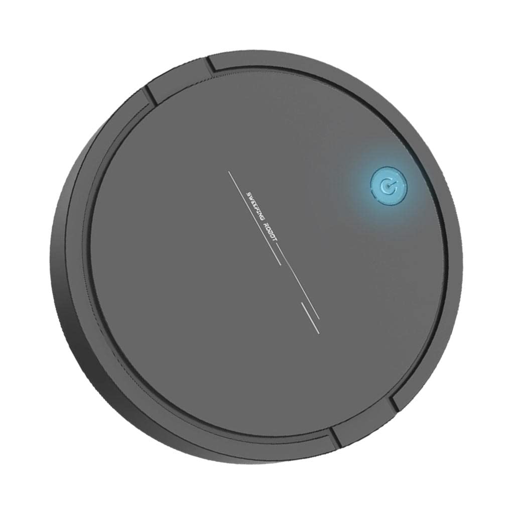 FAKEME Robot Vacuum Cleaner with Strong Suction & Smart Mopping - Ultra Quiet Robotic Vacuum, USB Rechargeable, Handheld Black - Perfect for Hardwood Floors & Pet Hair Cleaning
