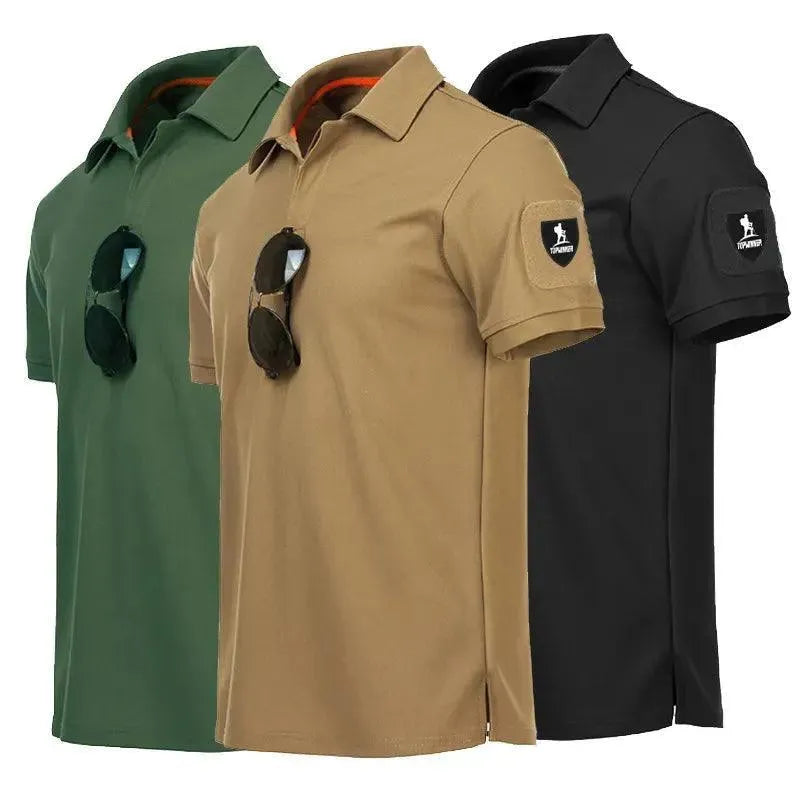 Custom Embroidered Men's Polo Shirt with Logo - Premium Cotton Golf Shirt for Men - Business Casual & Golf Wear