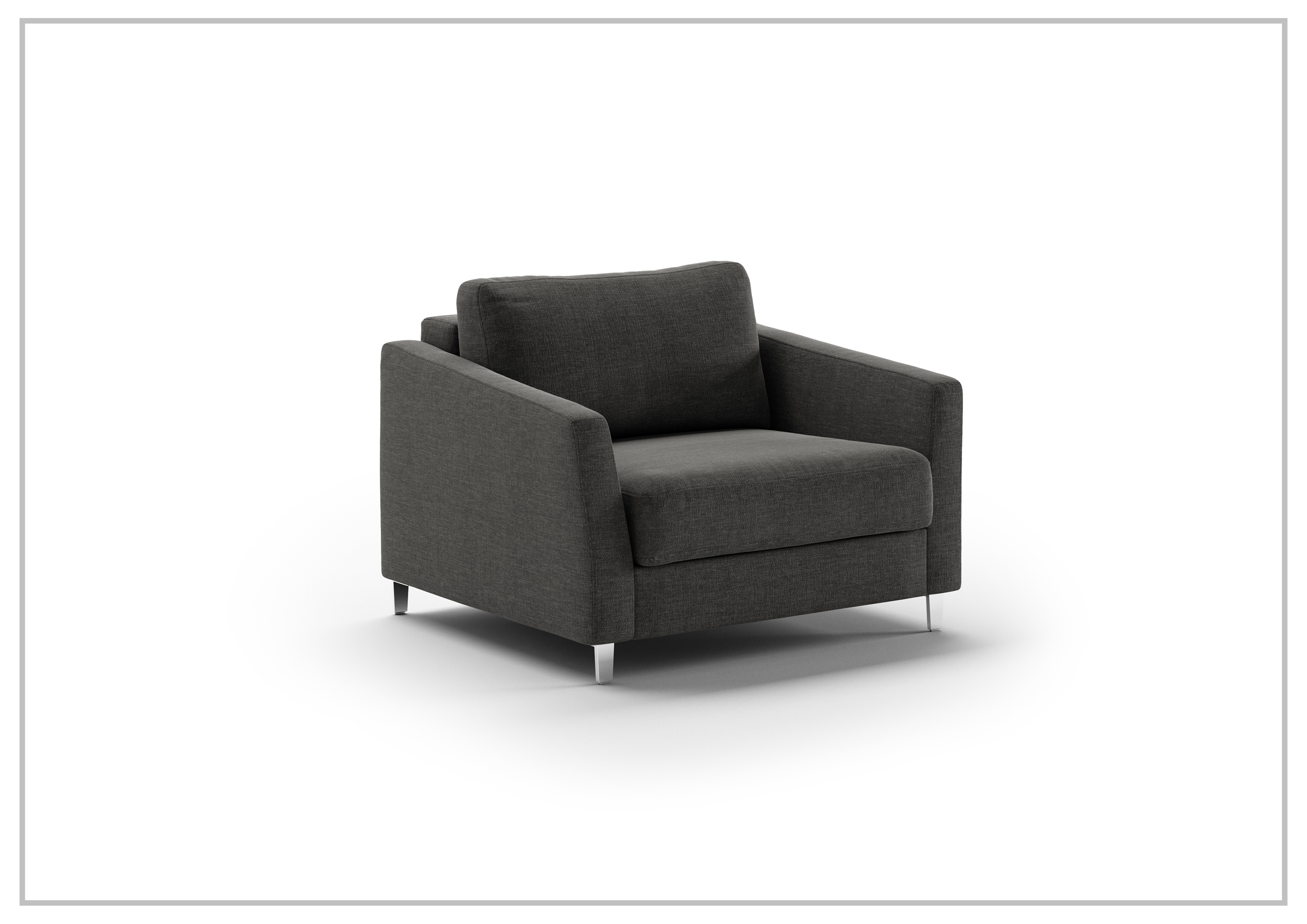 Luonto Monika Fabric Chair Cot Sleeper Sofa Bed - Convertible 3-in-1 Furniture for Small Spaces | Multiple Color Options | Perfect for Guest Rooms, Apartments & Dorm Rooms