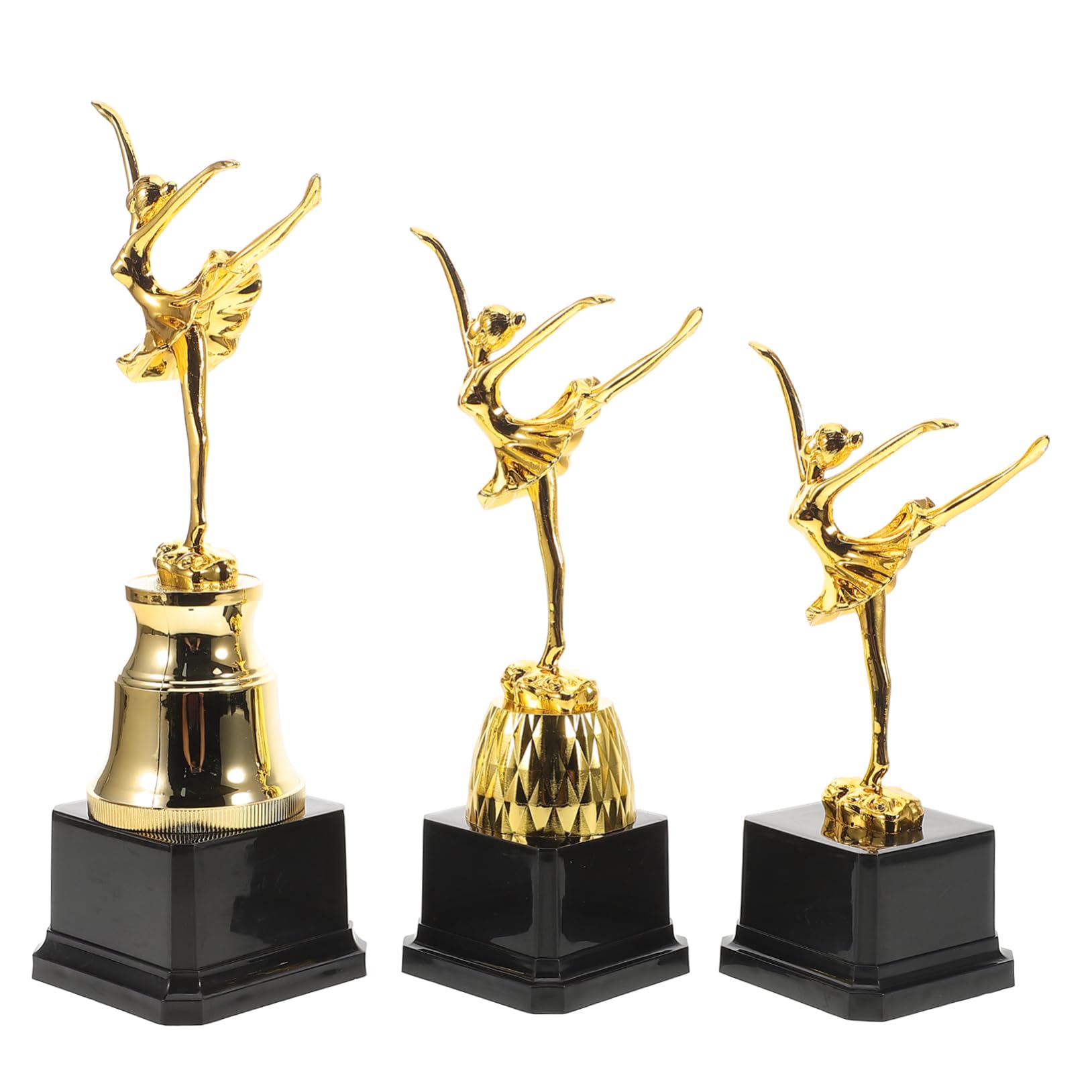 GAROZATION Elegant Ballet Dance Trophy Cup - Customizable Nameplate Award for Dance Competitions & Performances | Durable & Stable for Longevity | Perfect for Ballet Recitals, Dance Competitions & Award Ceremonies
