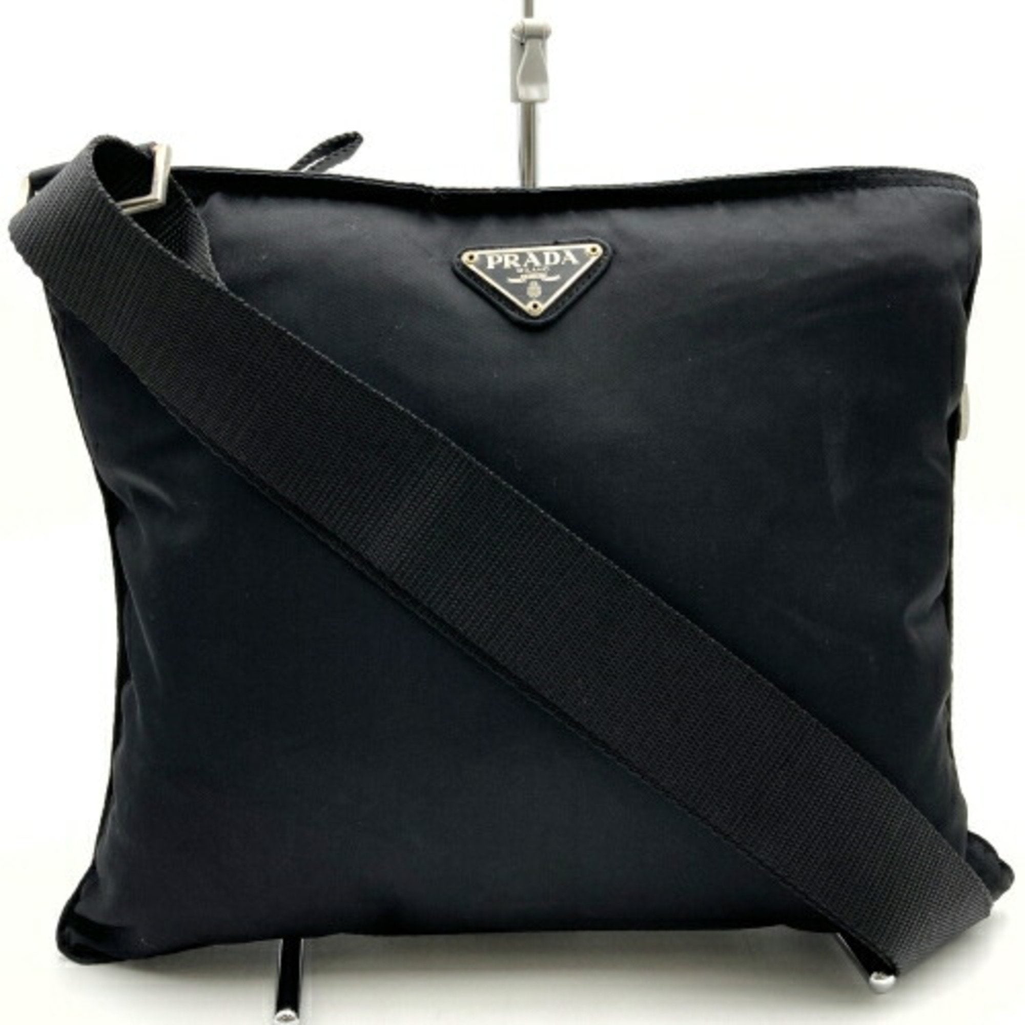 Stylish Black Synthetic Leather Shoulder Bag with Adjustable Long Strap - Perfect for Work, Travel & Everyday Use