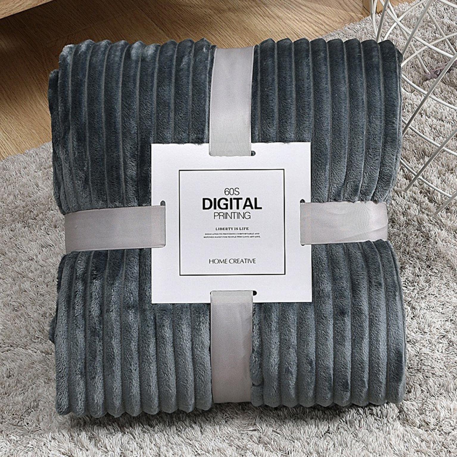 Premium Soft Fluffy Blanket for Couch - Lightweight Plush Throw Blanket for Bed, Sofa & Travel - Ultra Cozy Warm Fuzzy Blanket Perfect for Home, Camping & Gifts (40