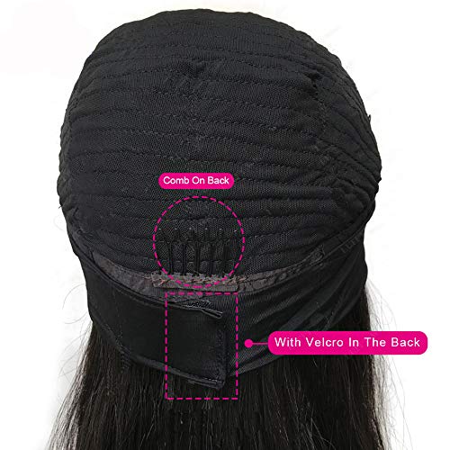 Afro Kinky Curly Headband Wig - Brazilian Remy Human Hair Glueless Half Wig for Black Women - 200% Density 14 Inch - Perfect for Daily Wear, Parties & Protective Styling