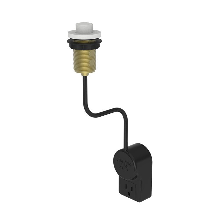 Air Switch for Garbage Disposal - Matte White Brass Linear Design | Easy Touch-Free Activation for Kitchen Sink Waste Disposal