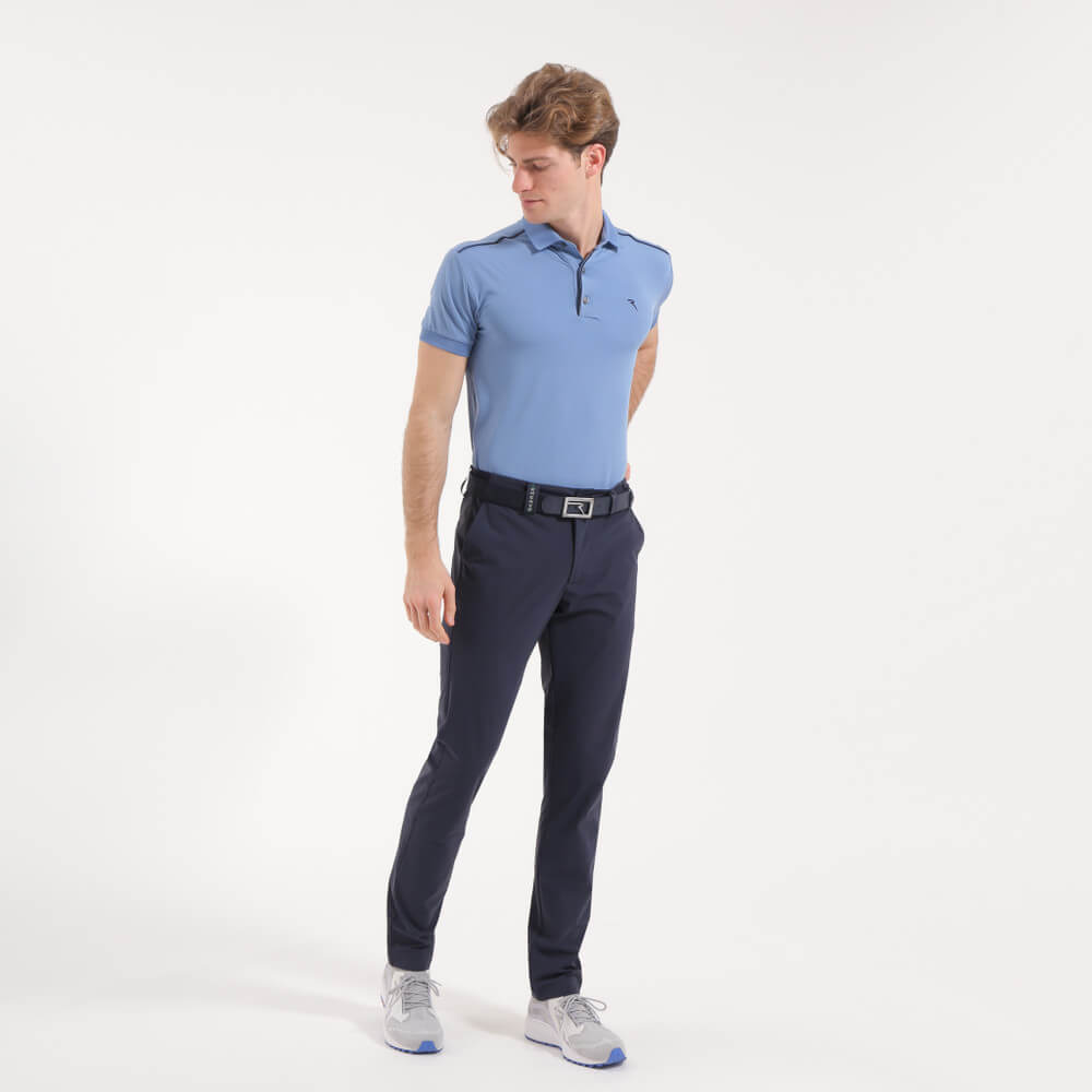 Audience Light HD Jersey Sunblock Polo Shirt - UPF 50+ UV Protection, Breathable & Quick-Dry for Men - Perfect for Golf, Tennis & Outdoor Activities
