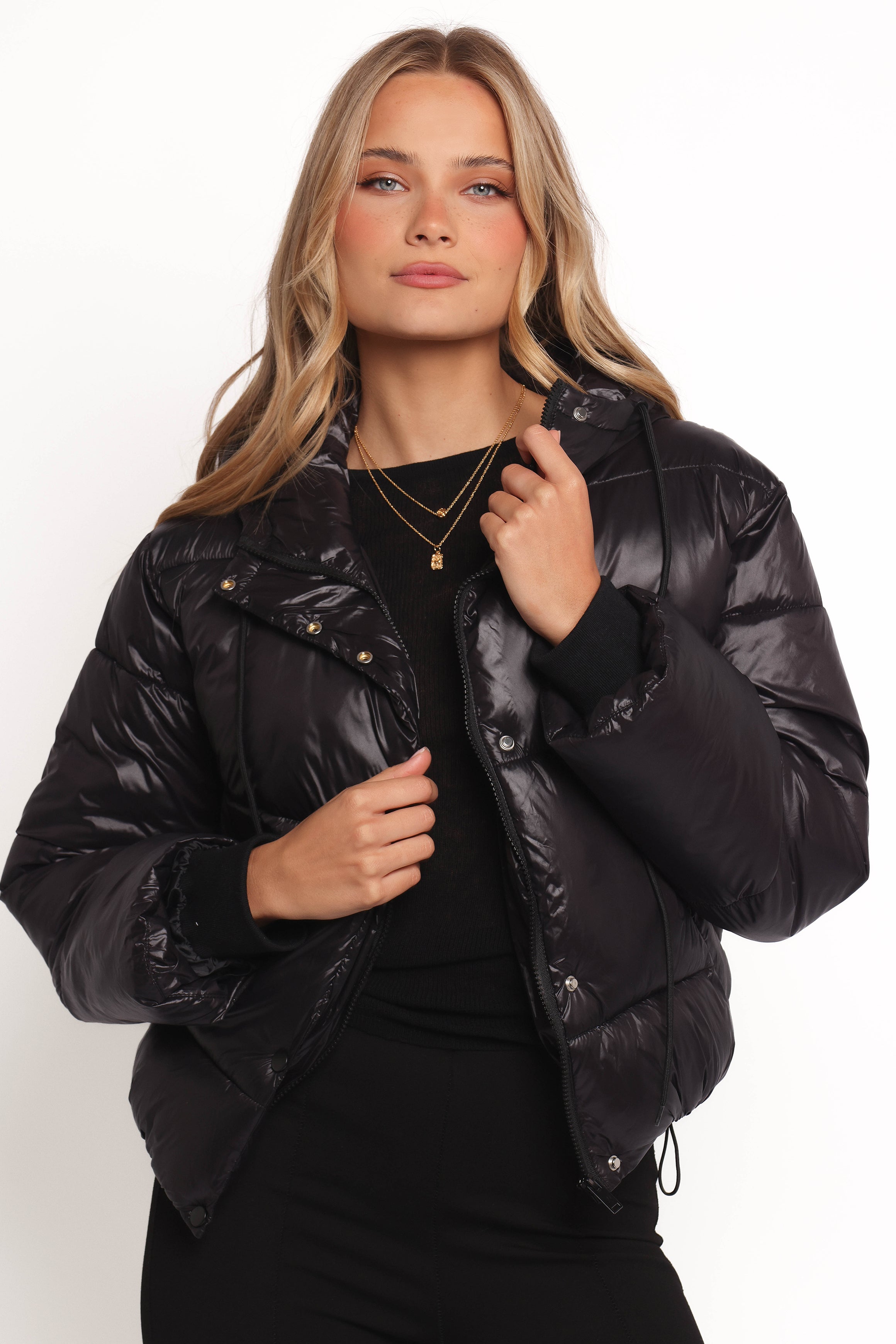Archie Puffer Jacket for Men & Women - Lightweight Winter Coat, Waterproof & Windproof, Black - Perfect for Outdoor Activities, Travel & Cold Weather