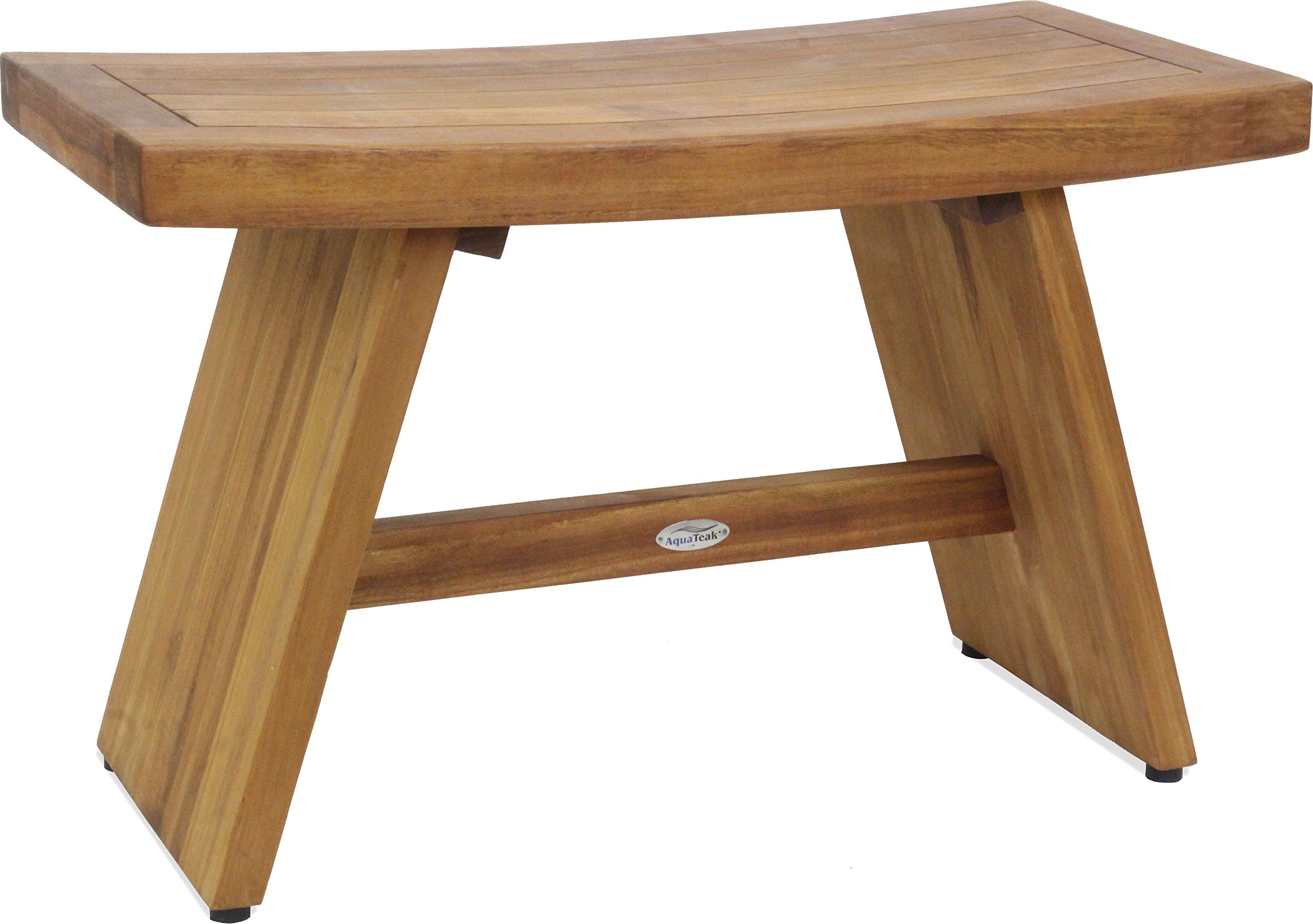 AquaTeak The Original 30 Inch Asian Teak Shower Bench - Waterproof Bath Seat for Spa, Sauna & Bathroom Safety