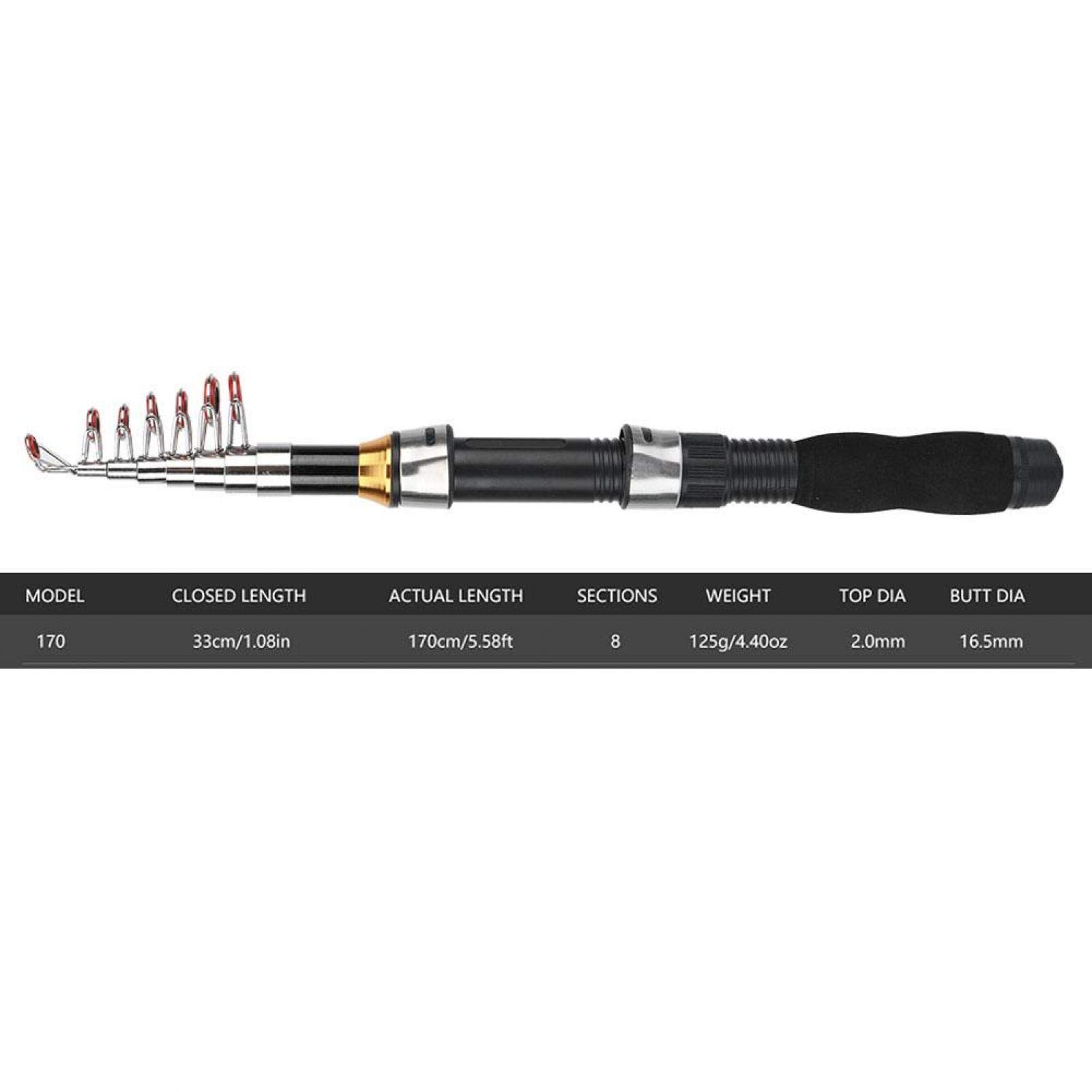 Best Portable Short Fishing Rod - Compact Mini Sea & Ice Fishing Pole with Non-Slip Grip for Comfortable Use | Perfect for Travel, Camping & Outdoor Adventures