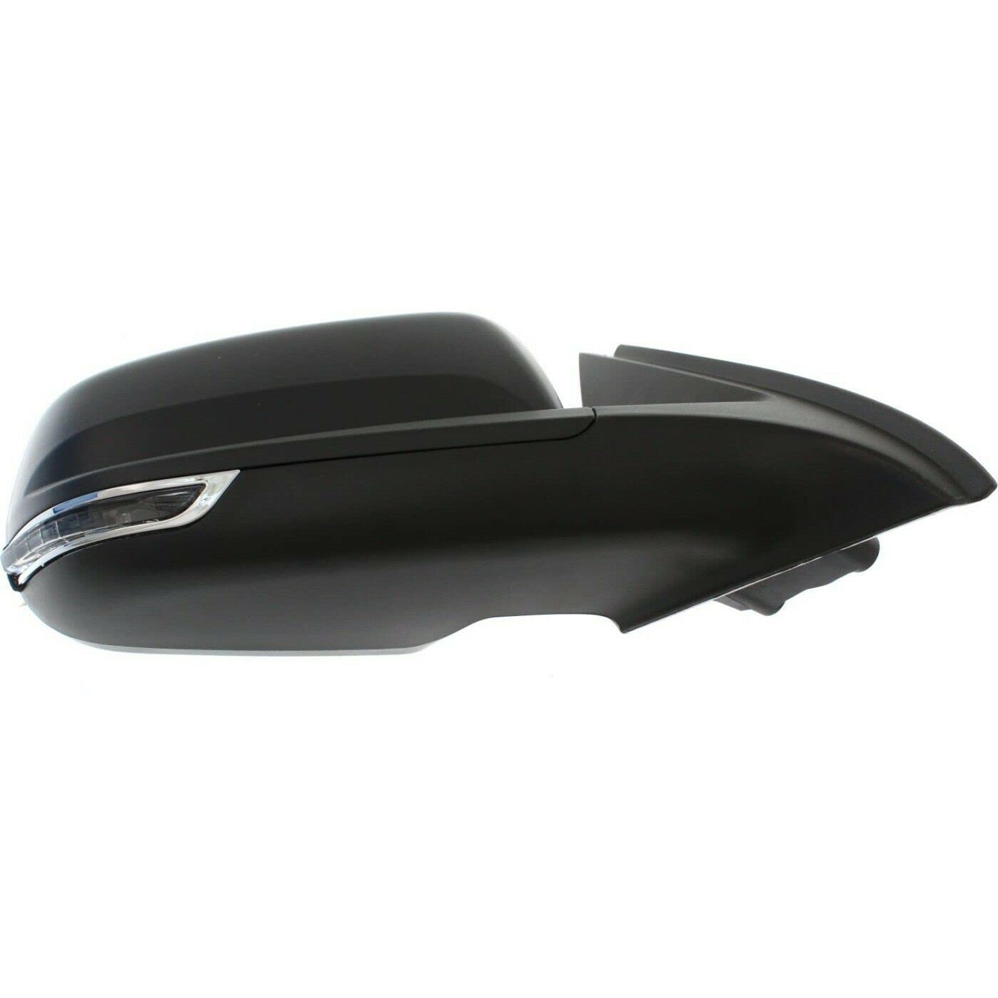 1PC Right Passenger Side Textured Power Heated Manual Folding Exterior Door Mirror for Chevy Malibu 2013-2015 & Malibu Limited 2016 - Replacement Side View Mirror Without Auto-Dimming - Perfect for Winter Driving and Enhanced Visibility
