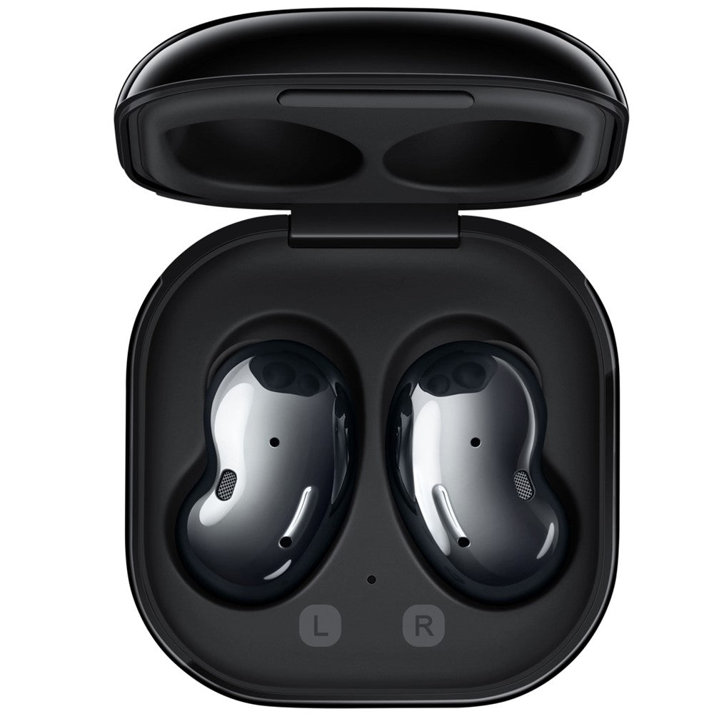 SAMSUNG Galaxy Buds Live SM-R180 Wireless Bluetooth Earbuds with Active Noise Cancelling (ANC) - Compatible with iOS & Android - Renewed Like New Mystic Black - Perfect for Workouts, Commuting & Travel