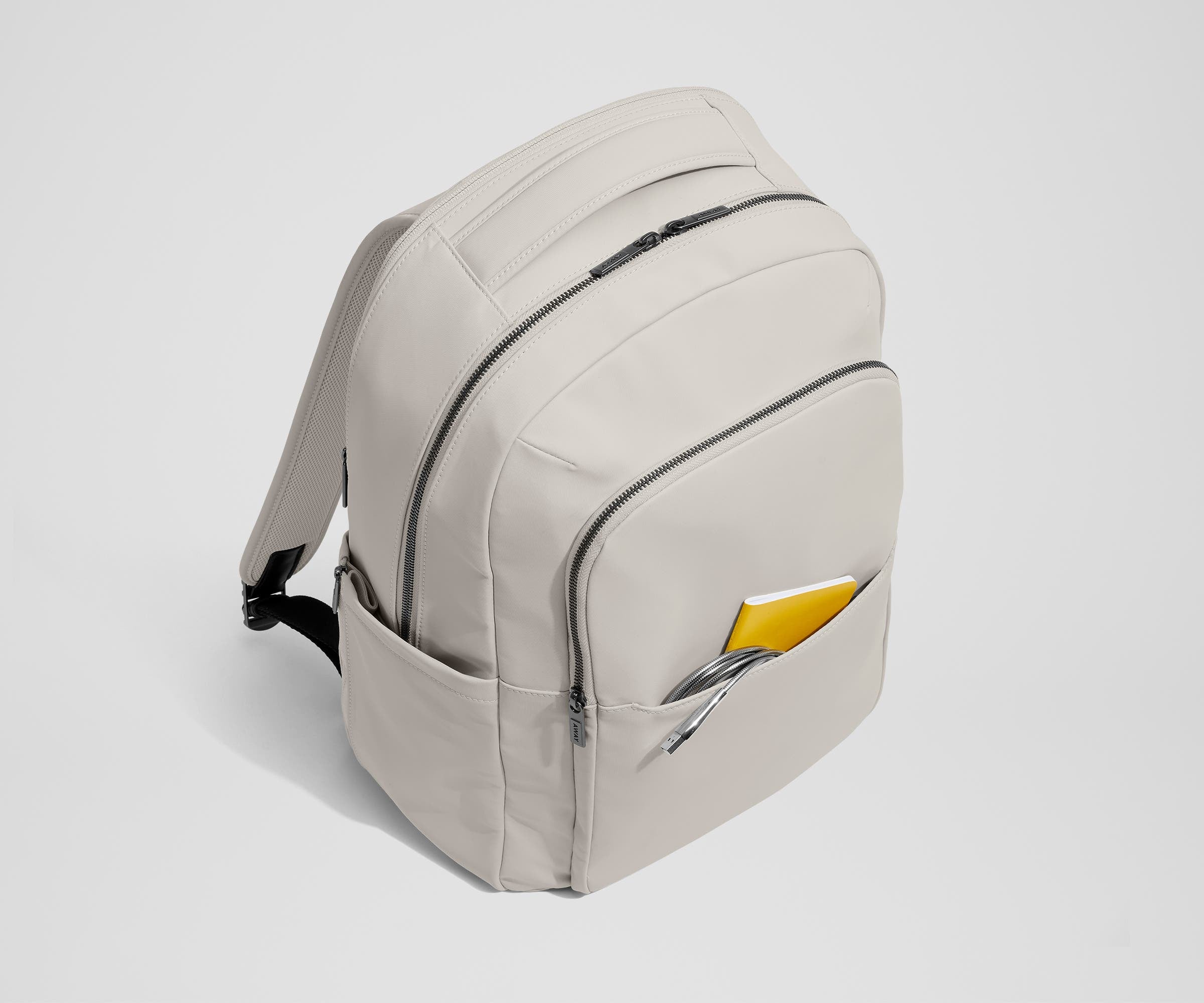 Premium Commuter Backpack for Men & Women - Waterproof Laptop Backpack with USB Charging Port, 15.6 Inch Laptop Compartment - Ideal for Work, Travel & Daily Use (Cloud Gray)