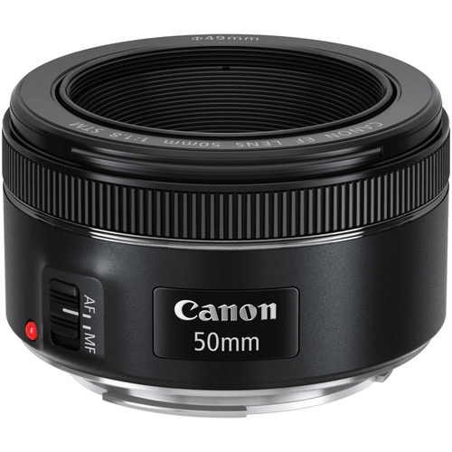 Canon EF 50mm f/1.8 STM Lens - Fast Prime Portrait Lens for DSLR Cameras | Perfect for Low Light Photography, Street Photography & Vlogging