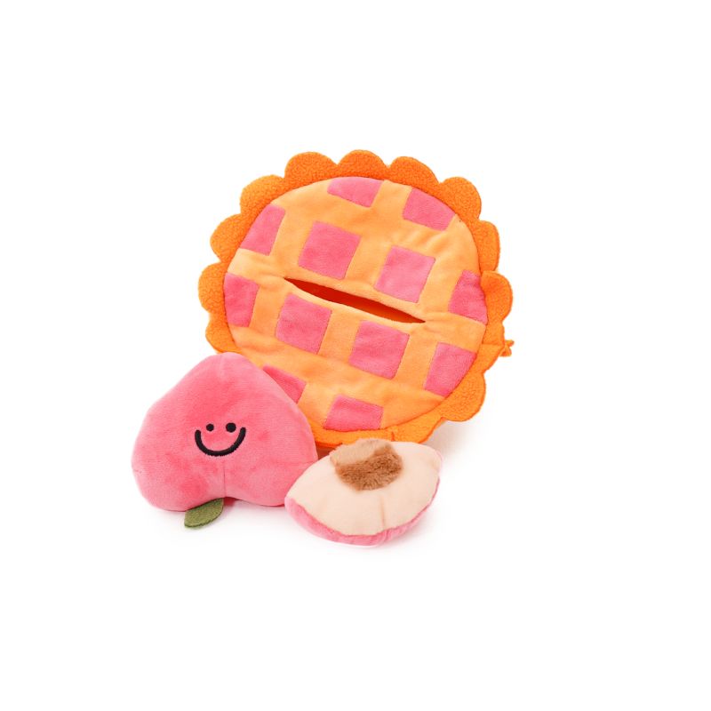 Delicious Bacon Peach Pie Dog Hunting Toy - Durable Chew Toy for Training & Outdoor Play - Perfect for Hunting Dogs & Active Pets