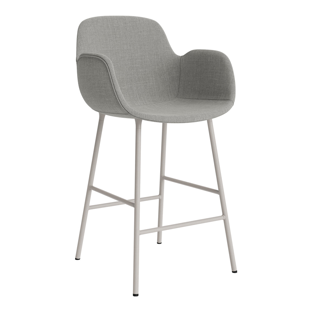 Stylish Fully Upholstered Form Counter Armchair - Perfect for Kitchen Islands, Breakfast Bars & Home Dining Areas