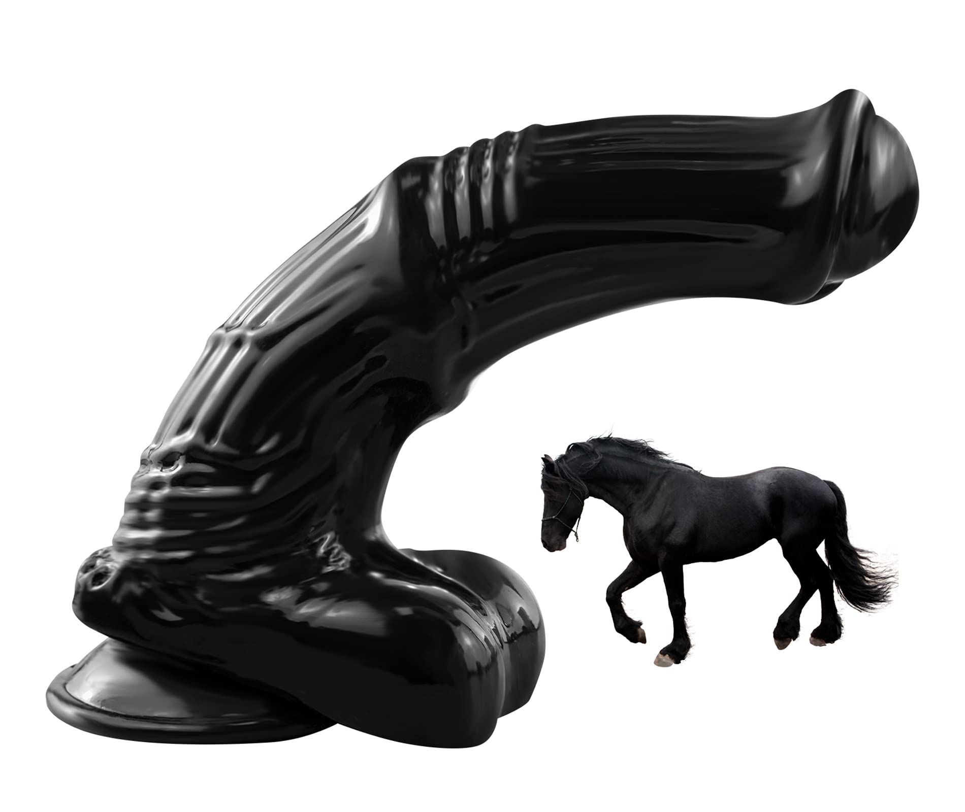 8.3 Inch Realistic G-Spot Dildo - Flexible Anal & Vaginal Sex Toy for Men & Women with Strong Suction Cup Base - Perfect for Solo Play, Couples & BDSM Scenes