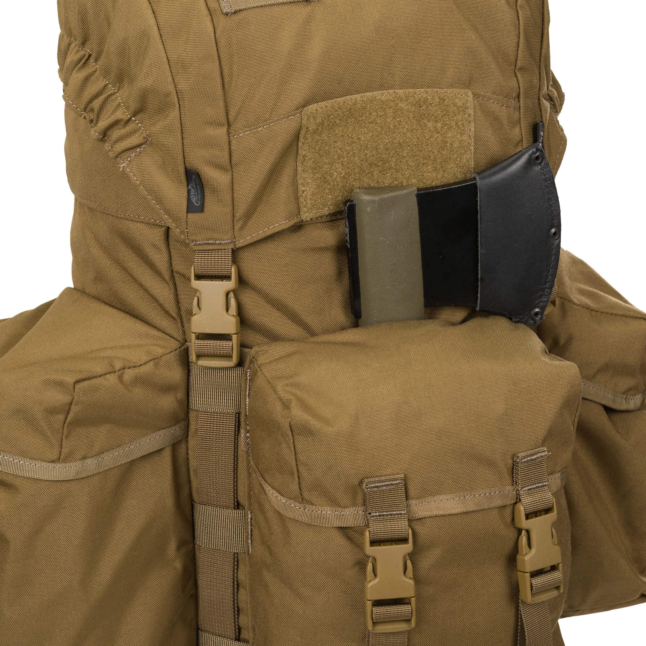 Helikon-Tex Bergen Tactical Backpack - Durable Military Rucksack for Outdoor Hiking, Camping & Travel - Black