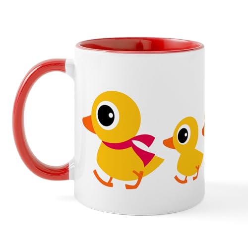 White/Red Inside - Distracted Duck Mug