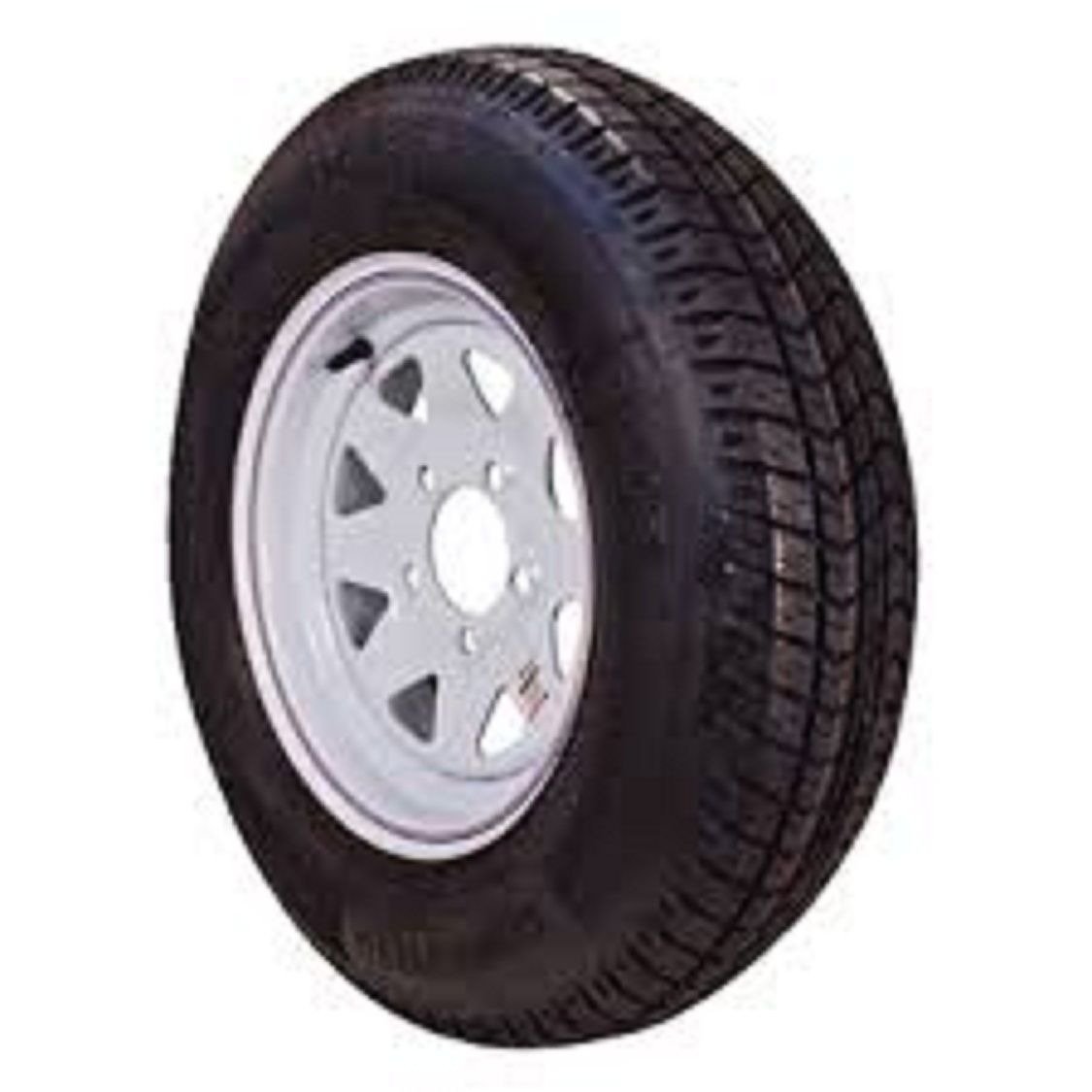 Premium Loadstar 530-12 C/5H SPK GALV K353 Boat Trailer Tires with Galvanized Rims (30850) - Durable Marine-Grade Tires for Smooth Towing & Watercraft Transport