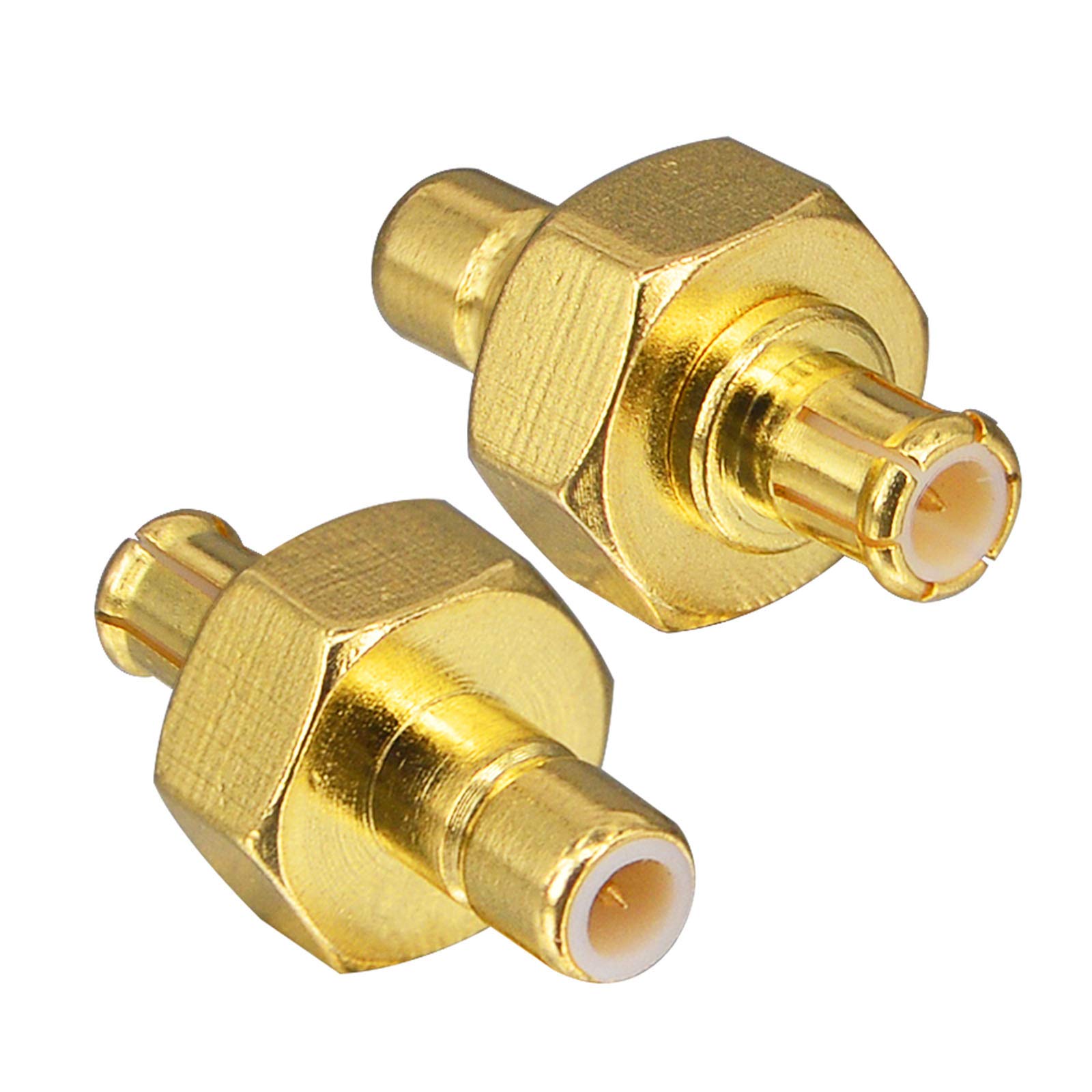 YILIANDUO DAB Aerial Adapter SMB Male to MCX Male Straight RF Connector - 2 Pack for Car Radio Antenna Extension, DAB/FM/AM Radio Signal Booster - Perfect for Vehicle Audio System Upgrade & Better Reception