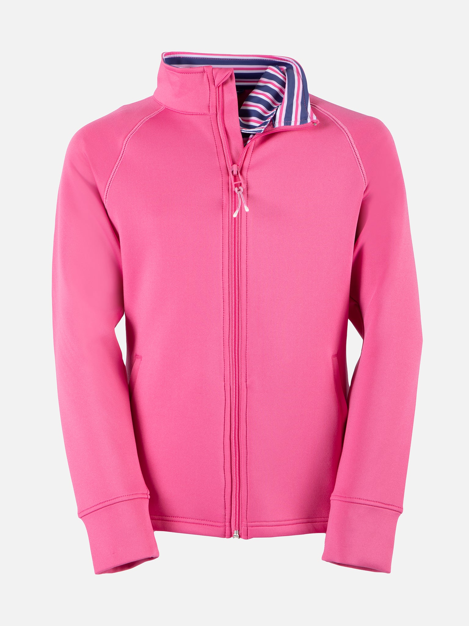 Alani Toddler Girls' Performance Raglan Full Zip Jacket - Lightweight Athletic Outerwear for Playdates & Outdoor Activities