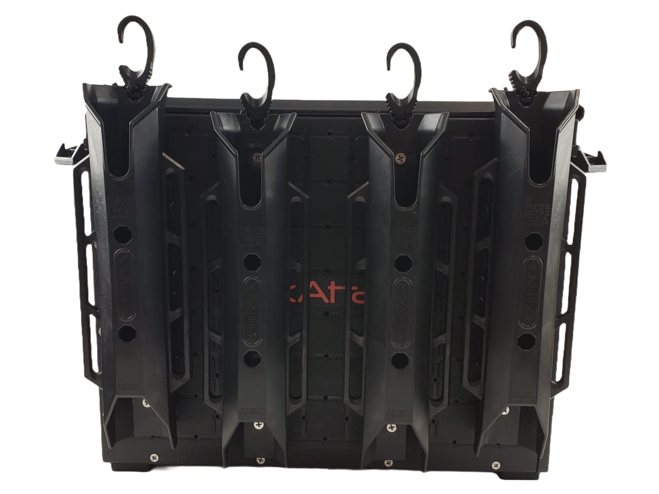 YakAttack BlackPak Pro Kayak Fishing Crate with 6 Rod Holders - 16