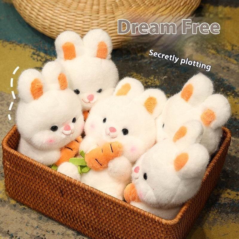 Cute Bunny Plush Toy - Soft Stuffed Animal for Kids & Adults - Kawaii Bunny Doll for Bedroom Decor, Gift & Cuddling - Perfect for Nursery, Valentine's Day & Easter Gifts
