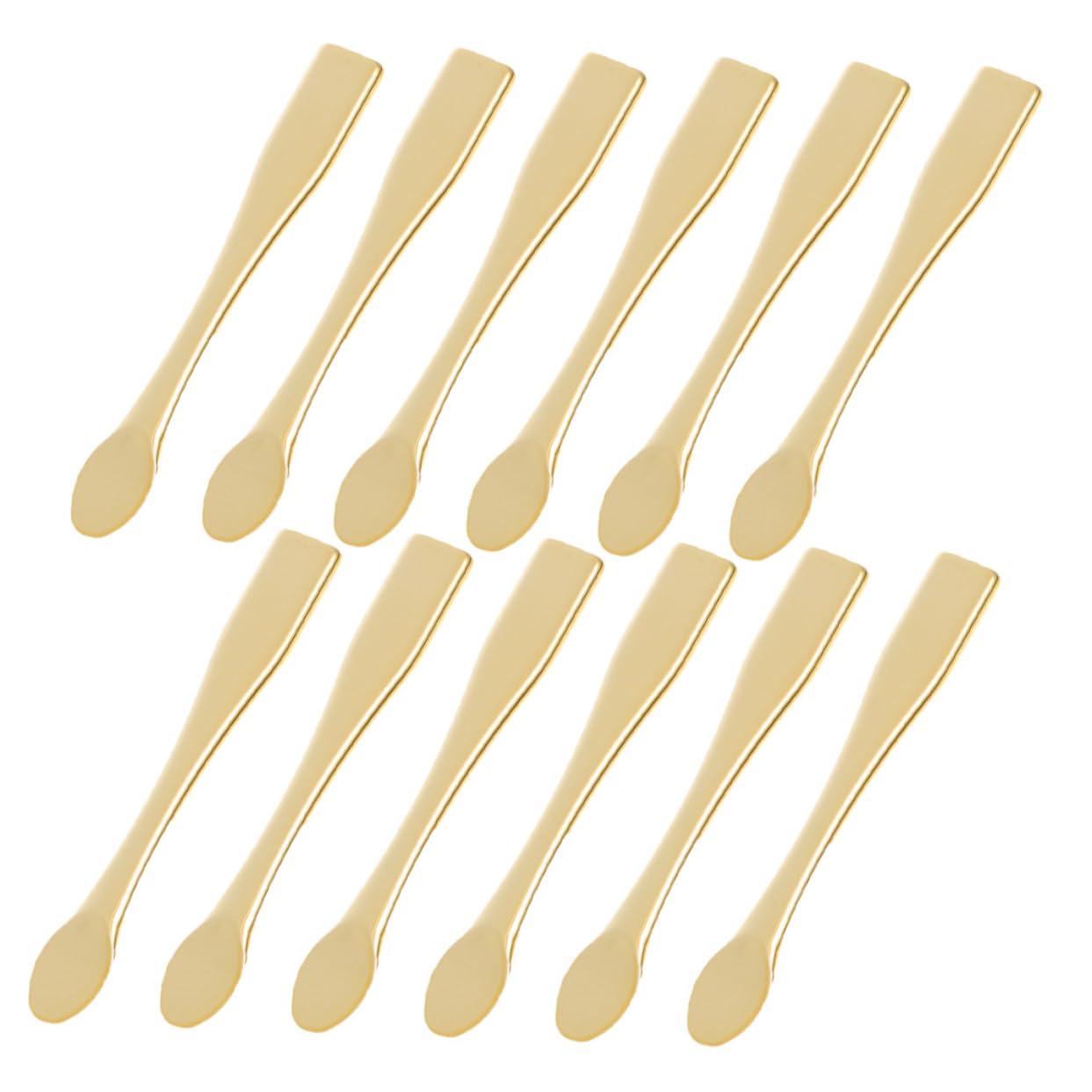 60 Pcs Mini Makeup Spatulas - Cosmetic Face Spoons & Cream Applicators for Skincare, Foundation, Lip Balm | Perfect for DIY Beauty, Travel Kits & Salon Use