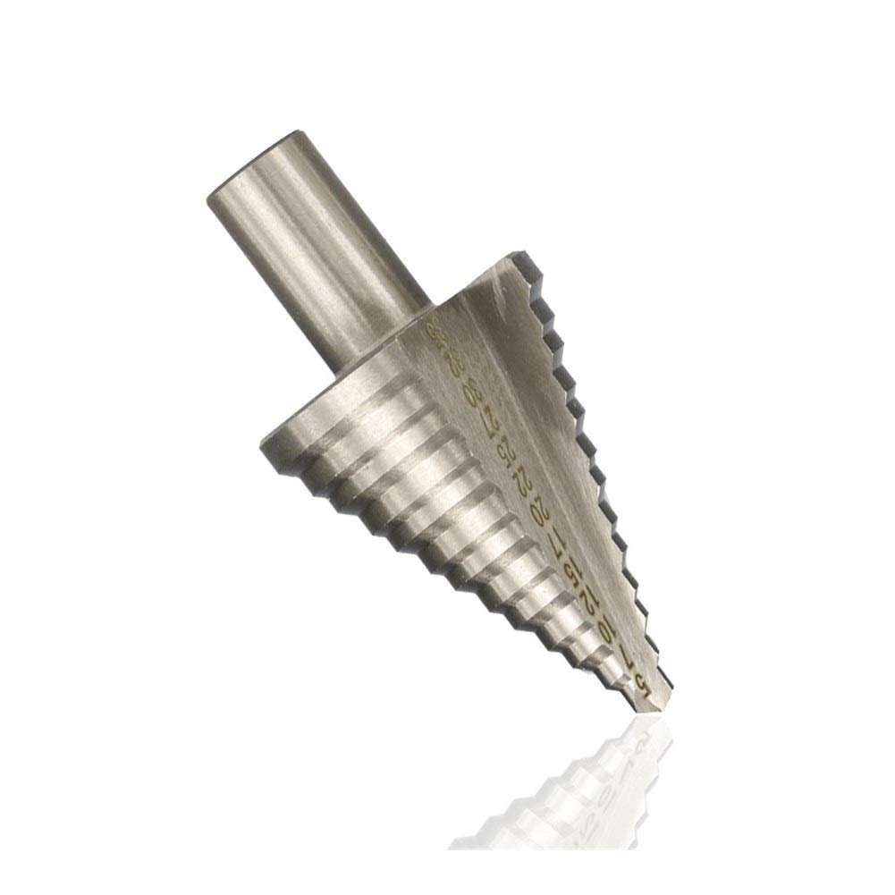 5-35mm HSS Step Drill Bit Set, TiN Coated Cone Shank for Wood & Metal - Perfect for DIY Projects, Home Repairs & Professional Metalworking