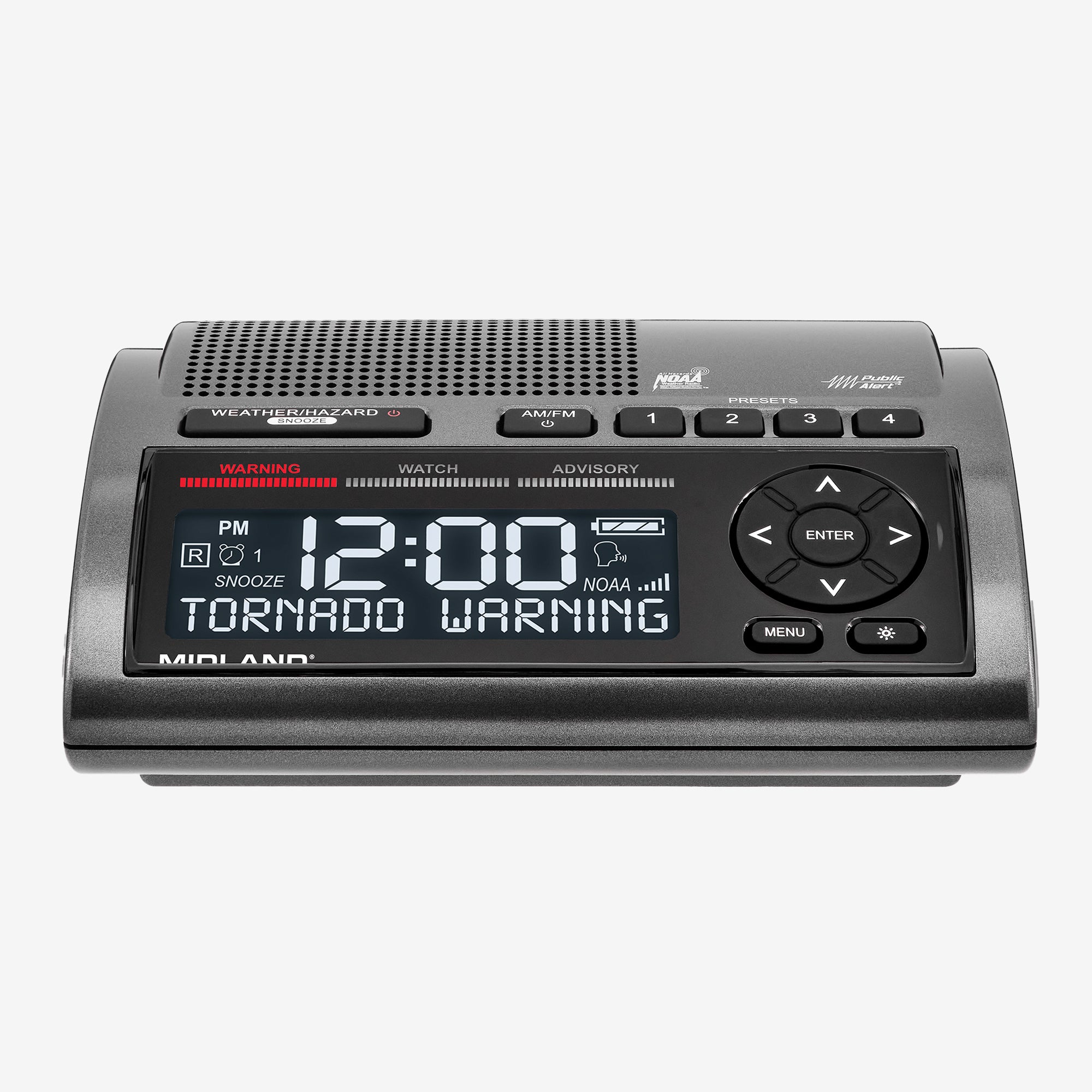 WR400 Deluxe NOAA Weather Radio with Emergency Alerts - Portable AM/FM Radio for Home, Outdoor, Camping & Emergency Preparedness