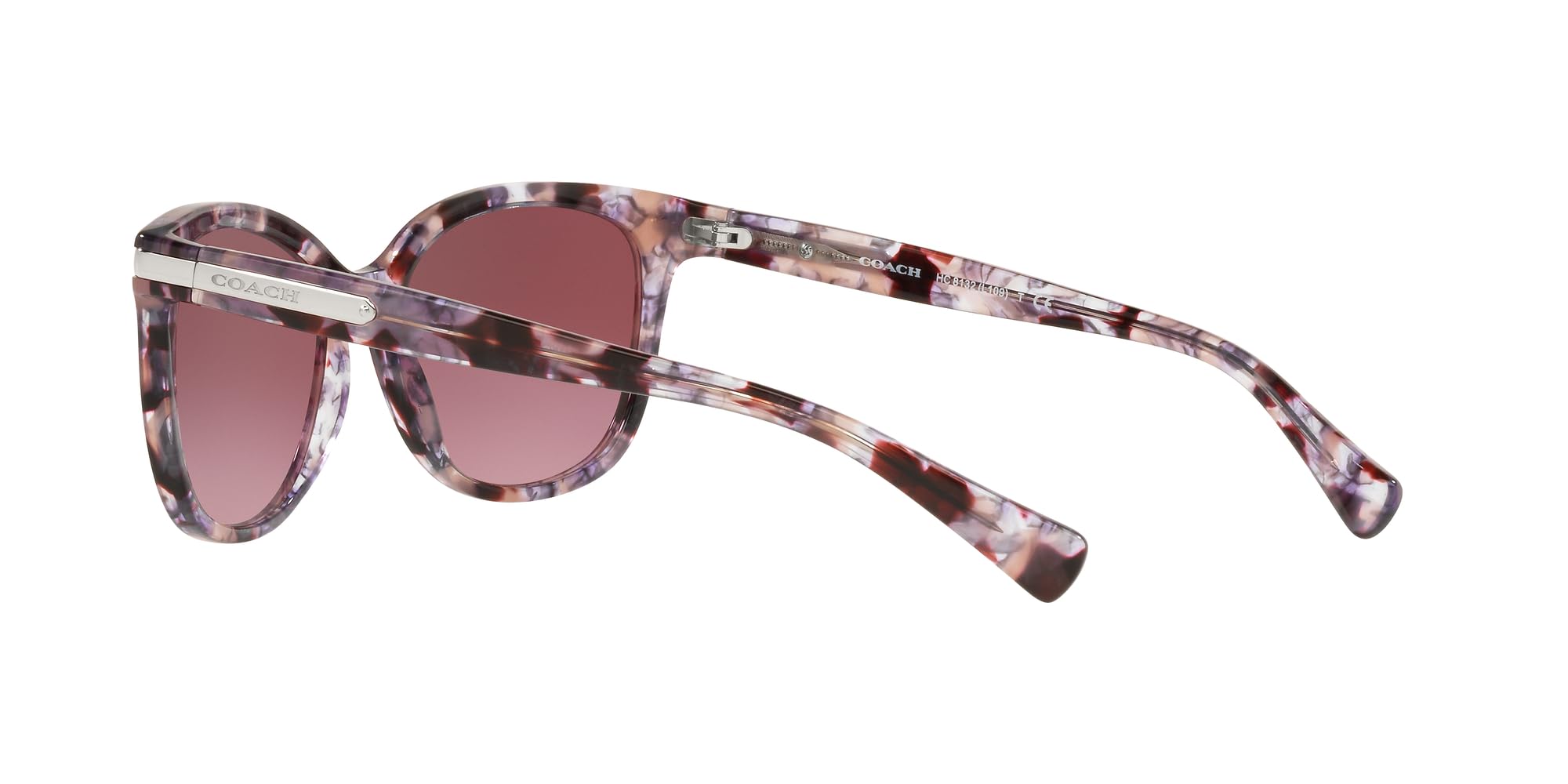 Coach Women's HC8132 Cat Eye Sunglasses - UV Protection, Polarized Lenses, Stylish & Lightweight for Outdoor Activities, Beach, Driving & Fashion Accessories