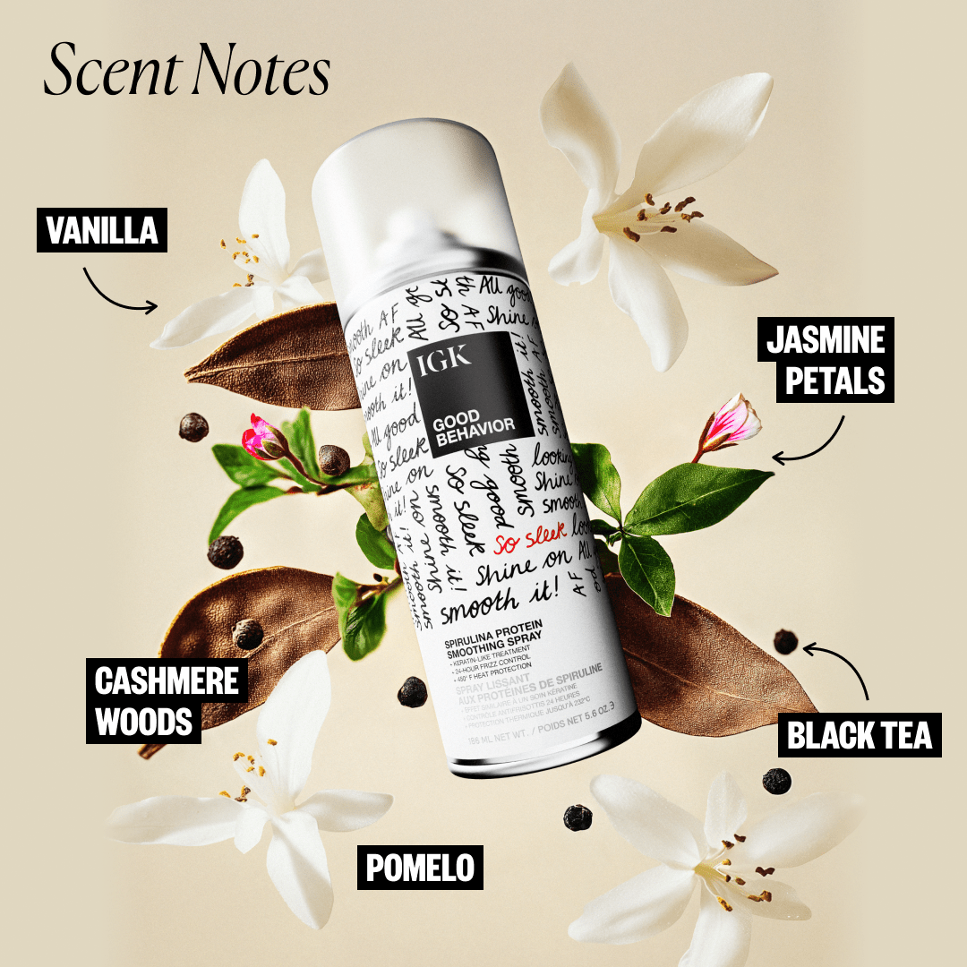 Best Smoothing Spray for Frizzy Hair - Tames Flyaways & Adds Shine - Perfect for Daily Styling & Heat Protection